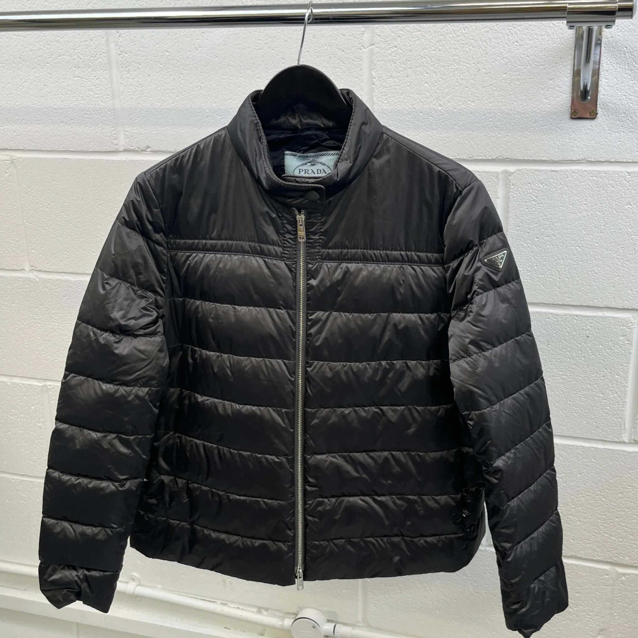 Men's Plaque Logo Down Jacket Black Size IT 48 / M - Image 8