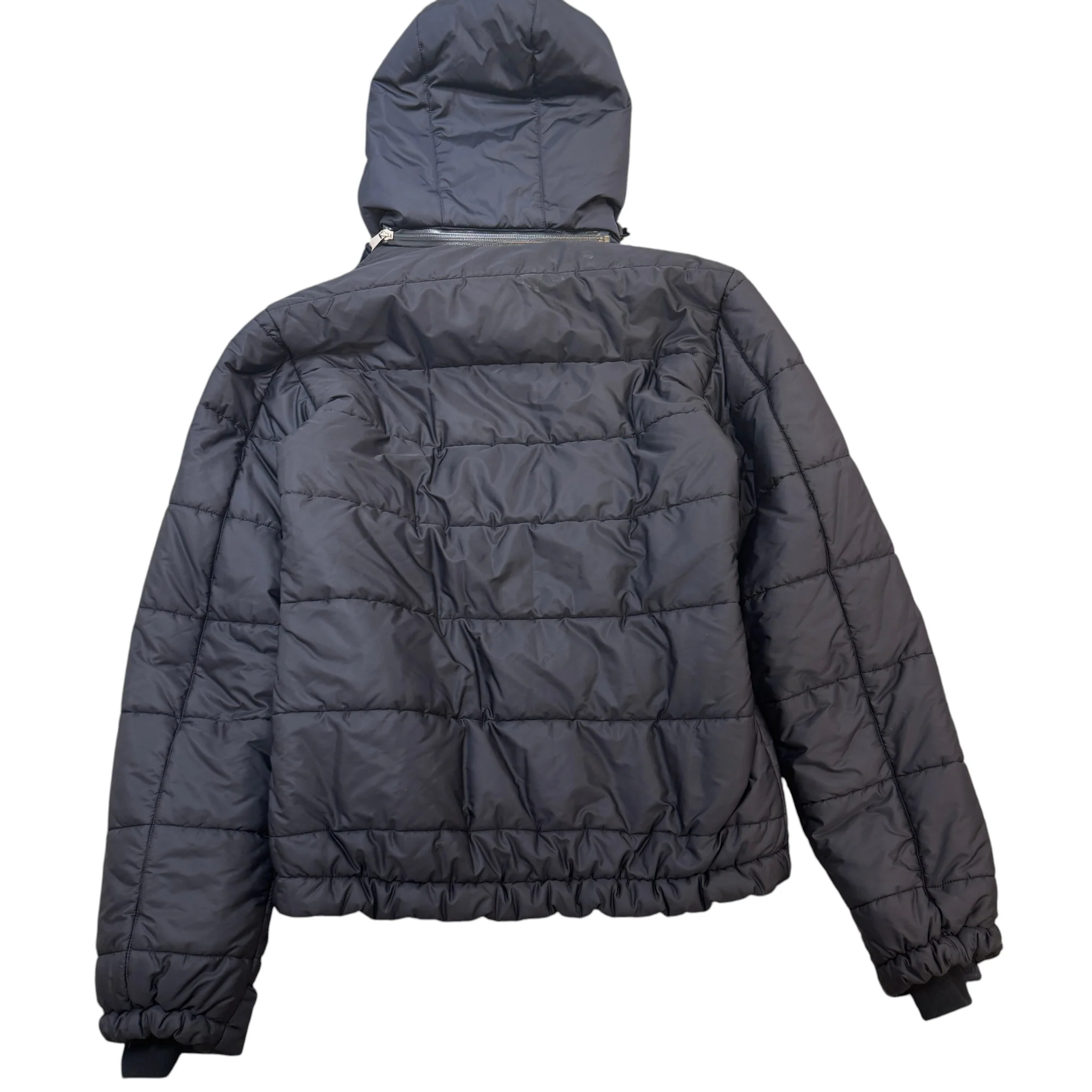 Men's Plaque Logo Down Jacket Navy Size IT 46 / S - Image 2