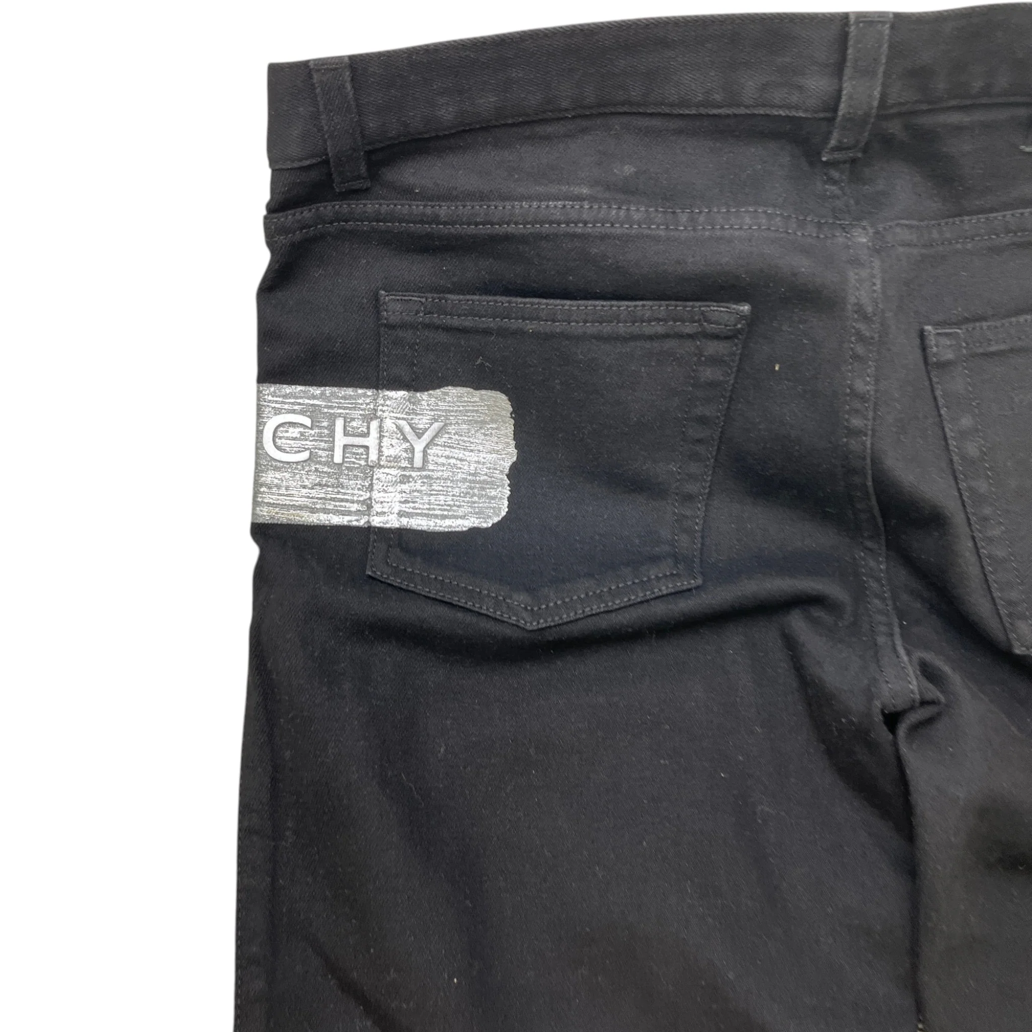 Men's Plaque Logo Jeans Black Size IT 48 / UK 32 - Image 6