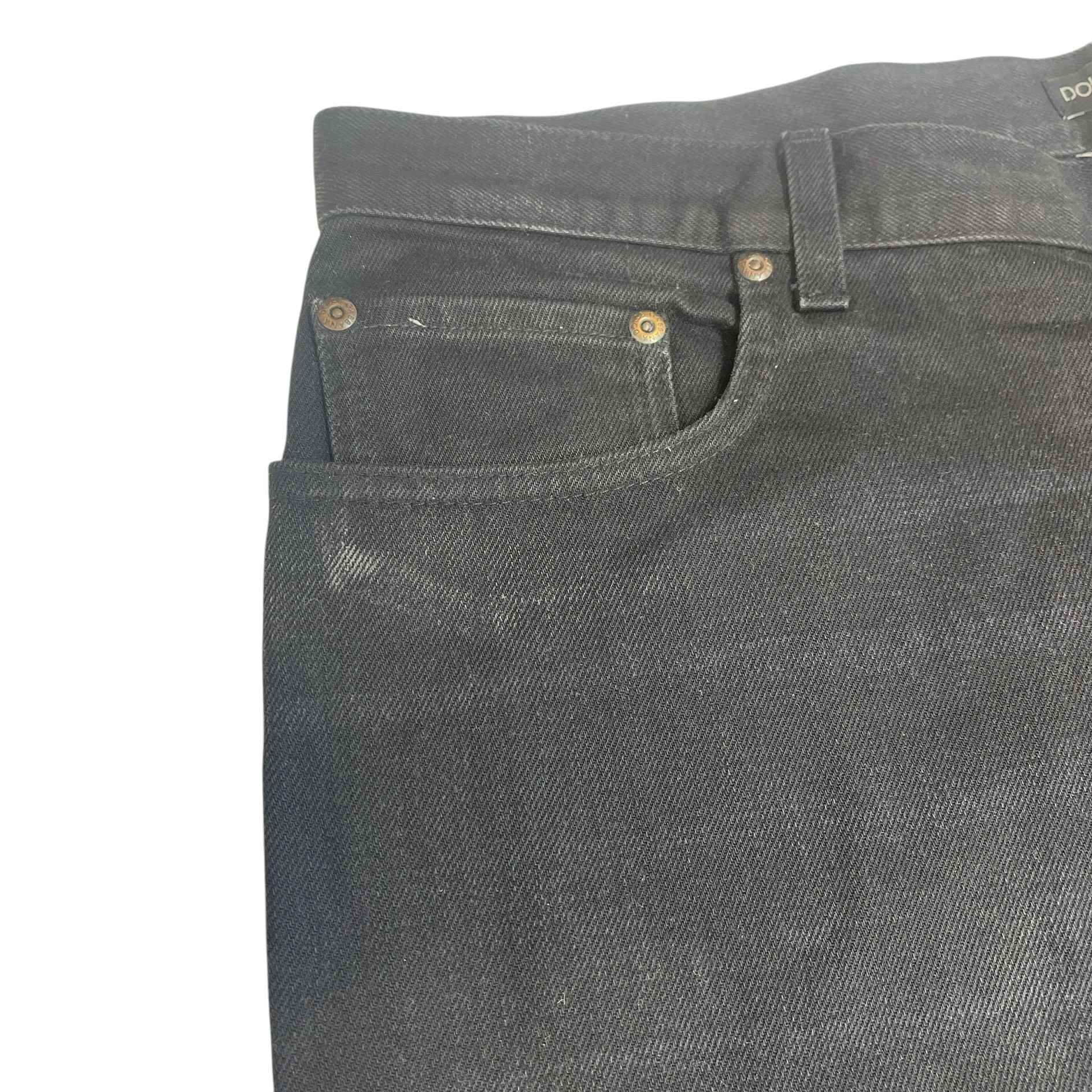 Men's Plaque Logo Jeans Black Size IT 50 / UK 34 - Image 9