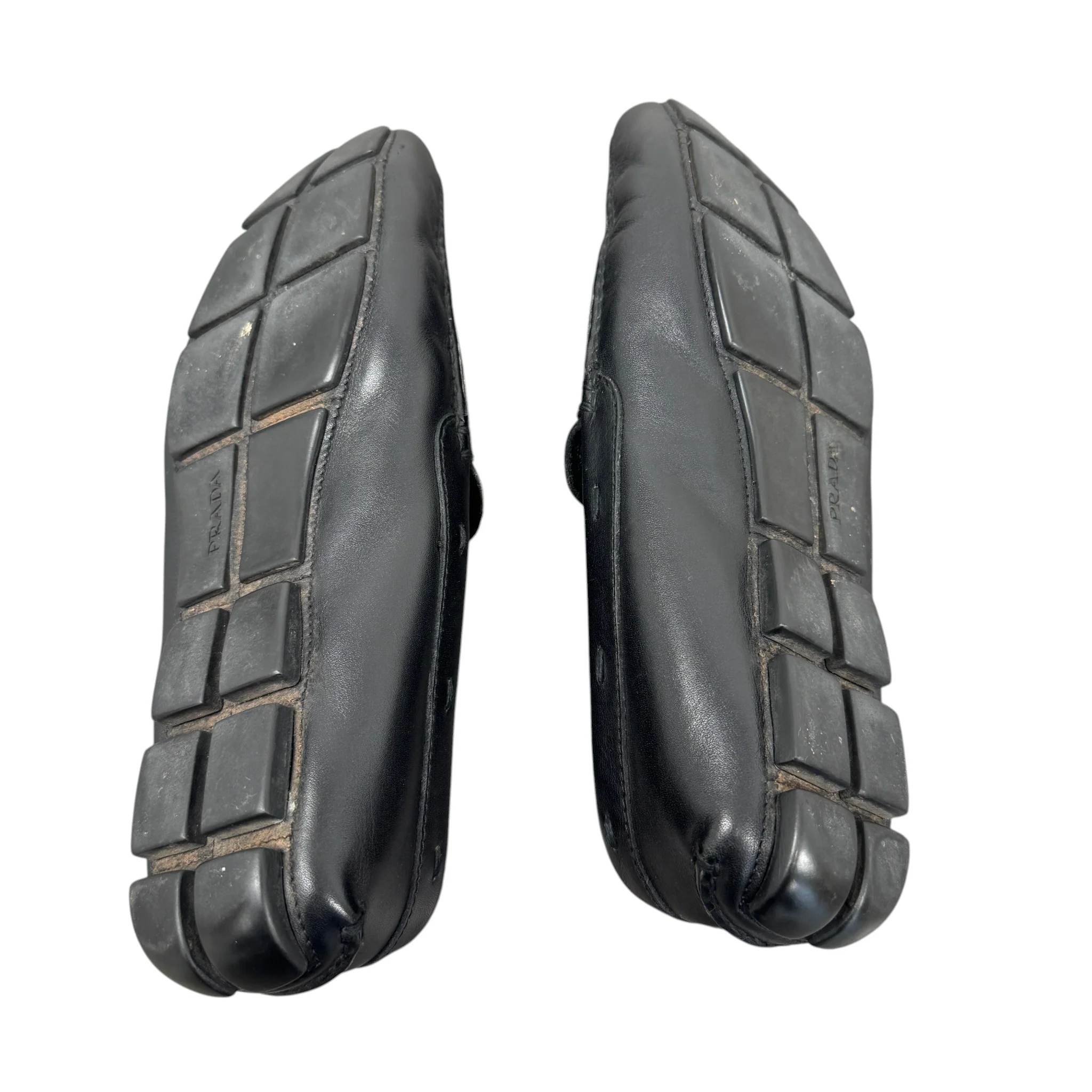 Men's Plaque Logo Loafers Black Size EU 42 / UK 8 - Image 10