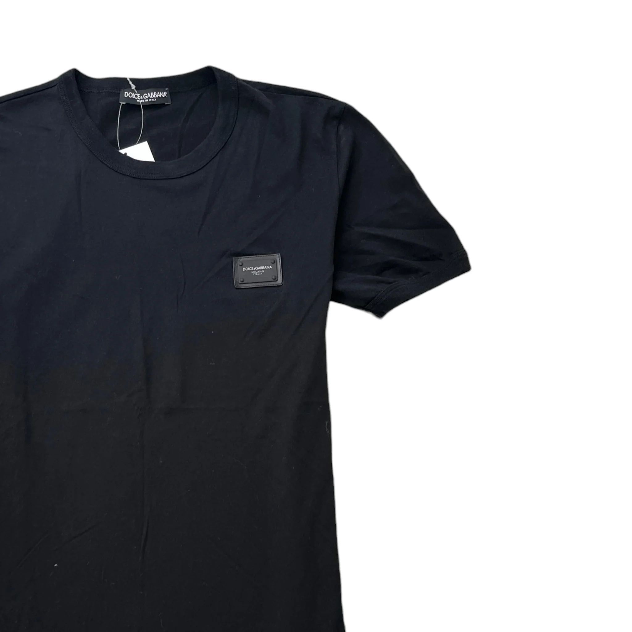 Men's Plaque Logo T-Shirt Black Size IT 48 / UK M - Image 3