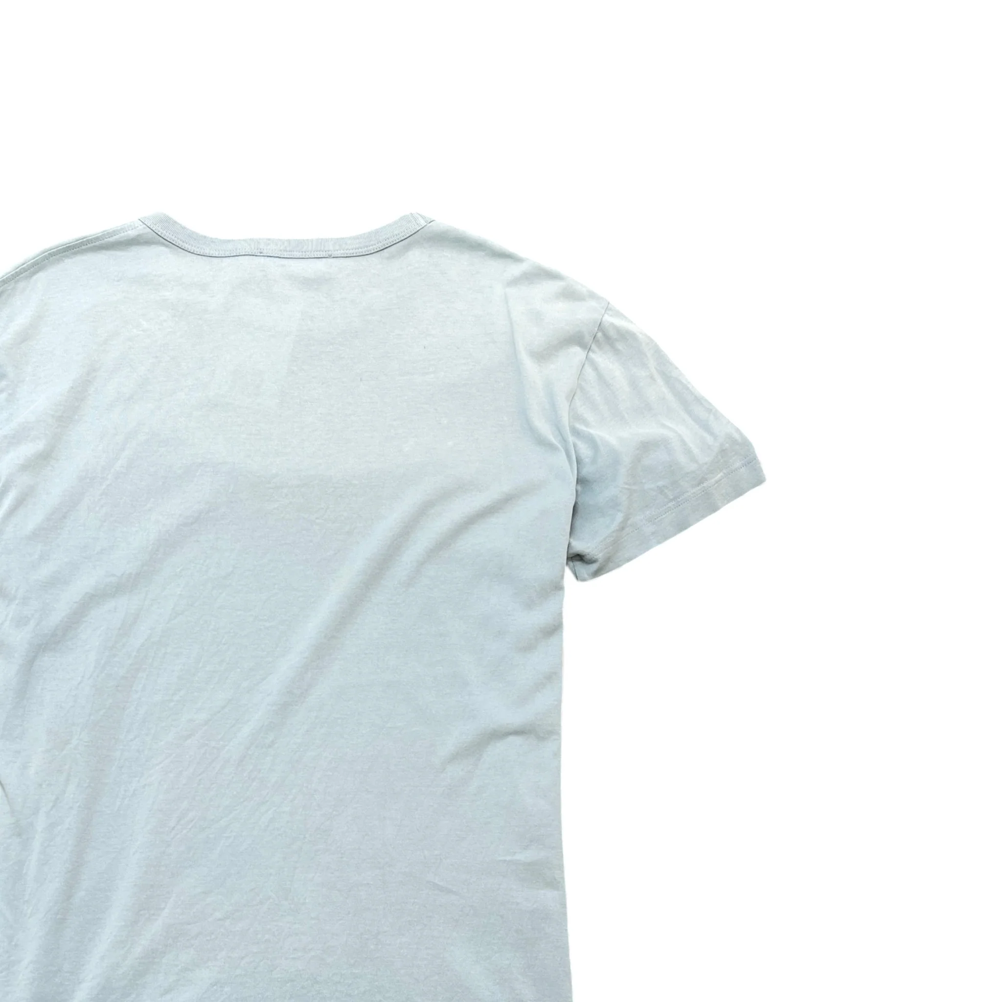 Men's Plaque Logo T-Shirt Blue Size IT 48 / UK M - Image 4