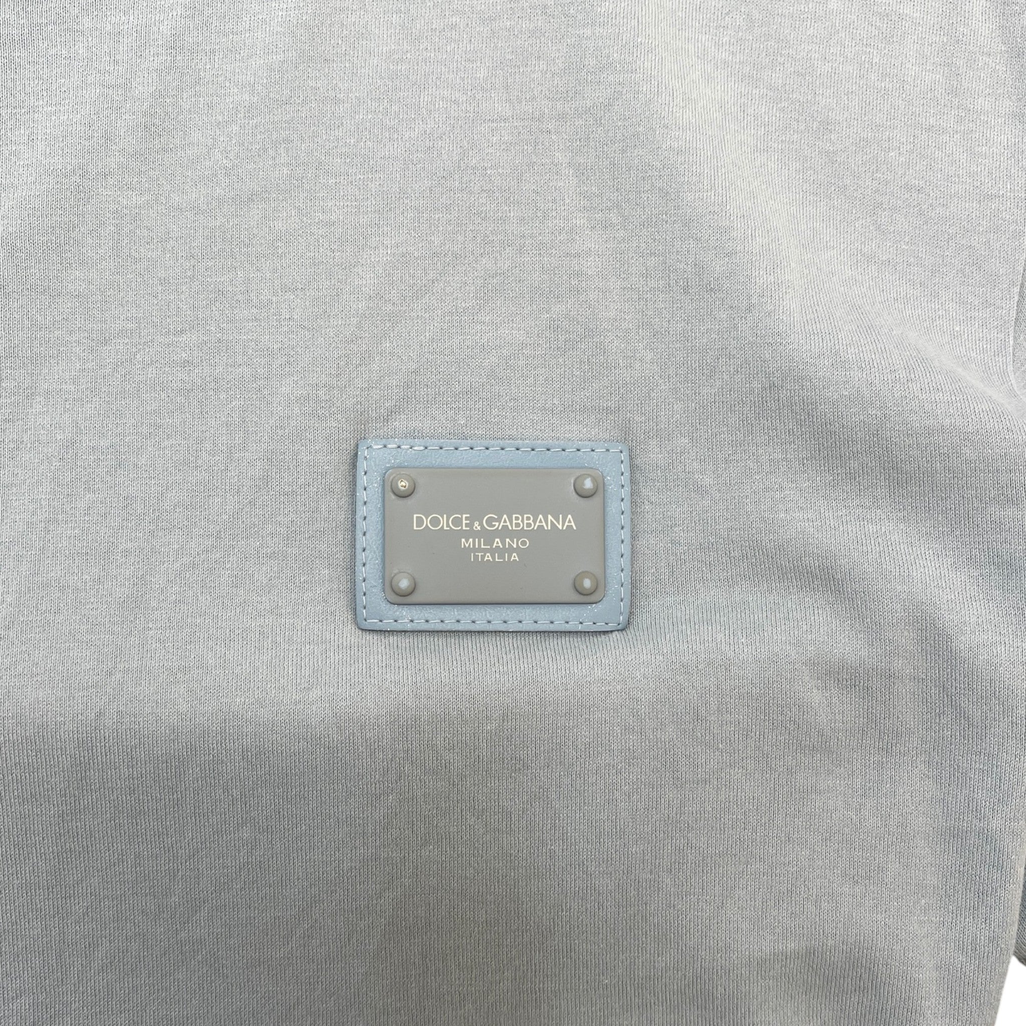 Men's Plaque Logo T-Shirt Blue Size IT 48 / UK M - Image 5