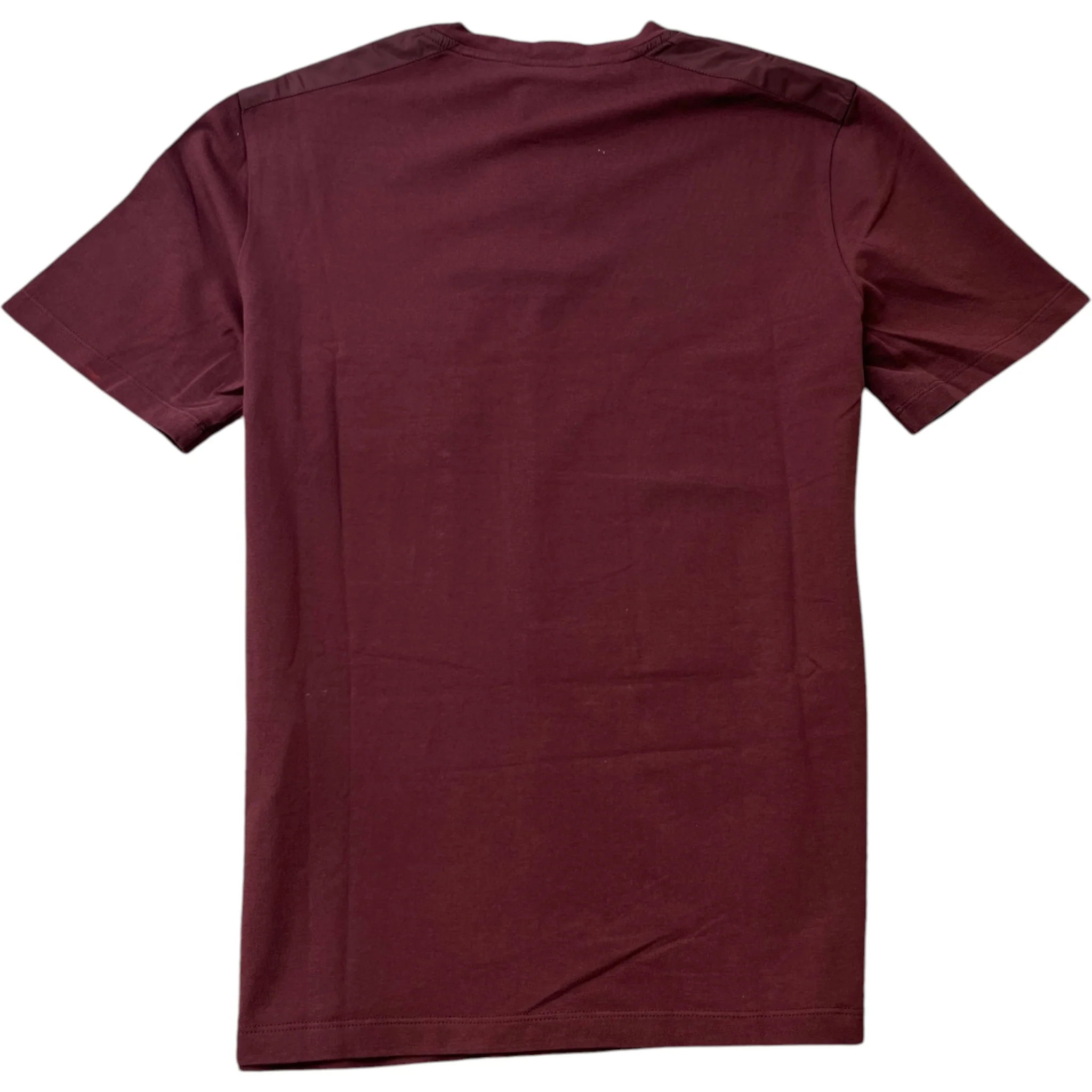 Men's Pocket Logo T-Shirt Burgundy Size M - Image 2