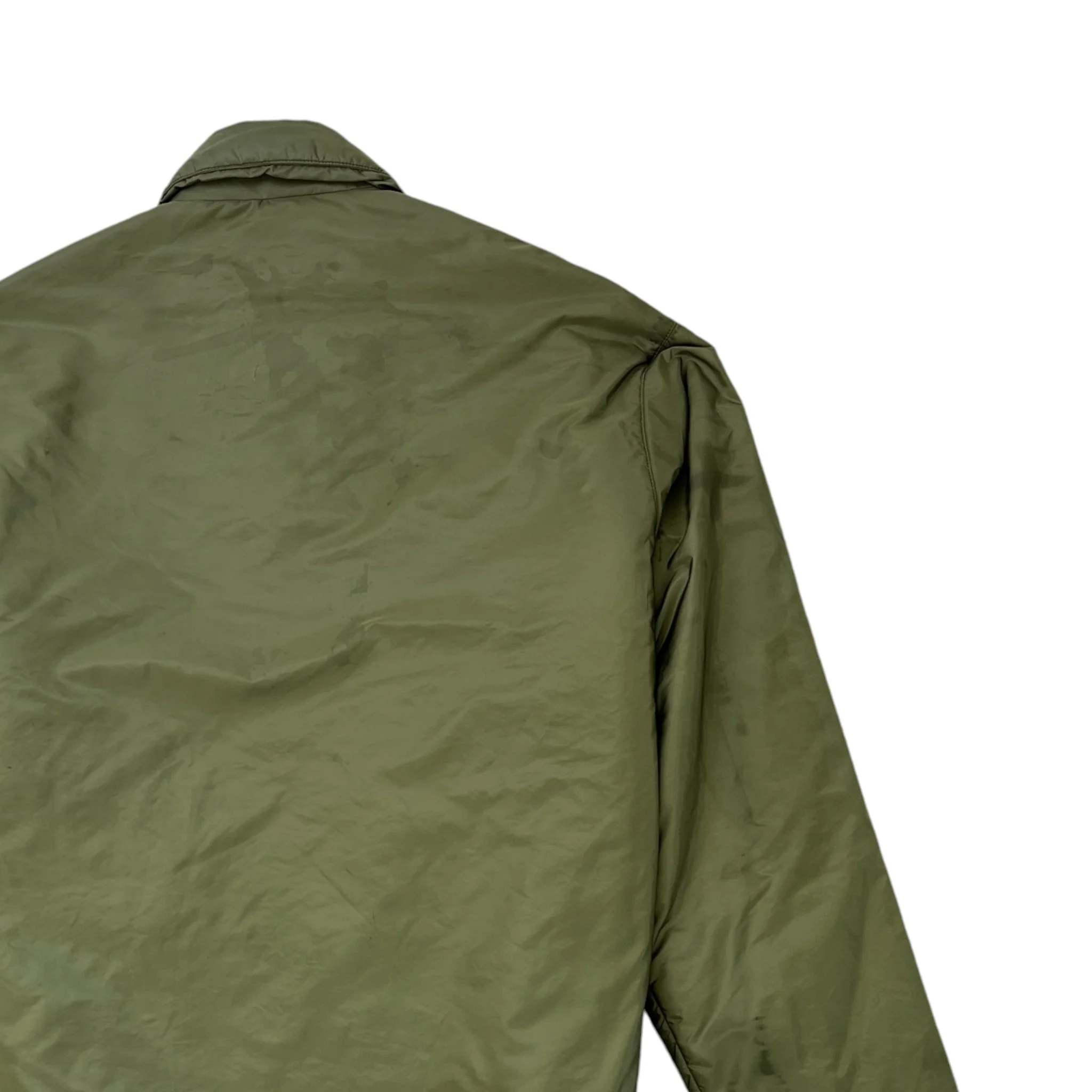 Men's Re-Nylon Plaque Logo Jacket Green Size S - Image 4