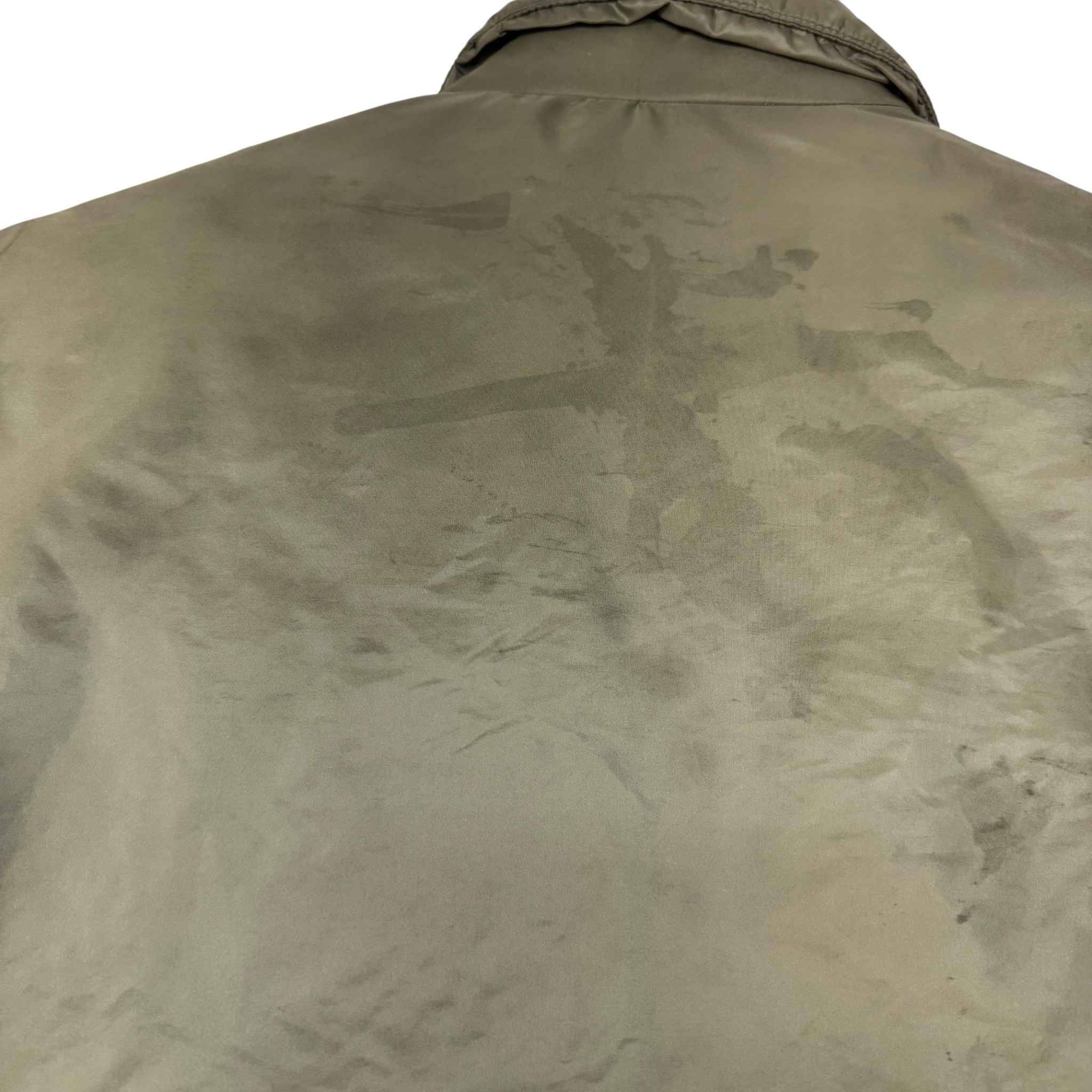 Men's Re-Nylon Plaque Logo Jacket Green Size S - Image 9