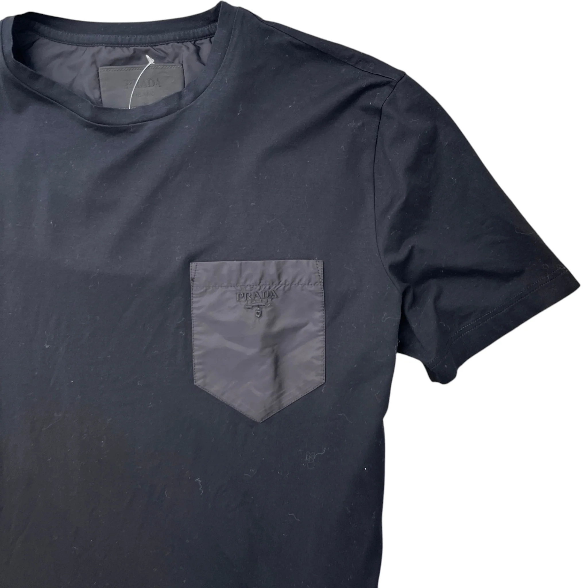 Men's Re-Nylon Pocket Logo T-Shirt Black Size L - Image 5