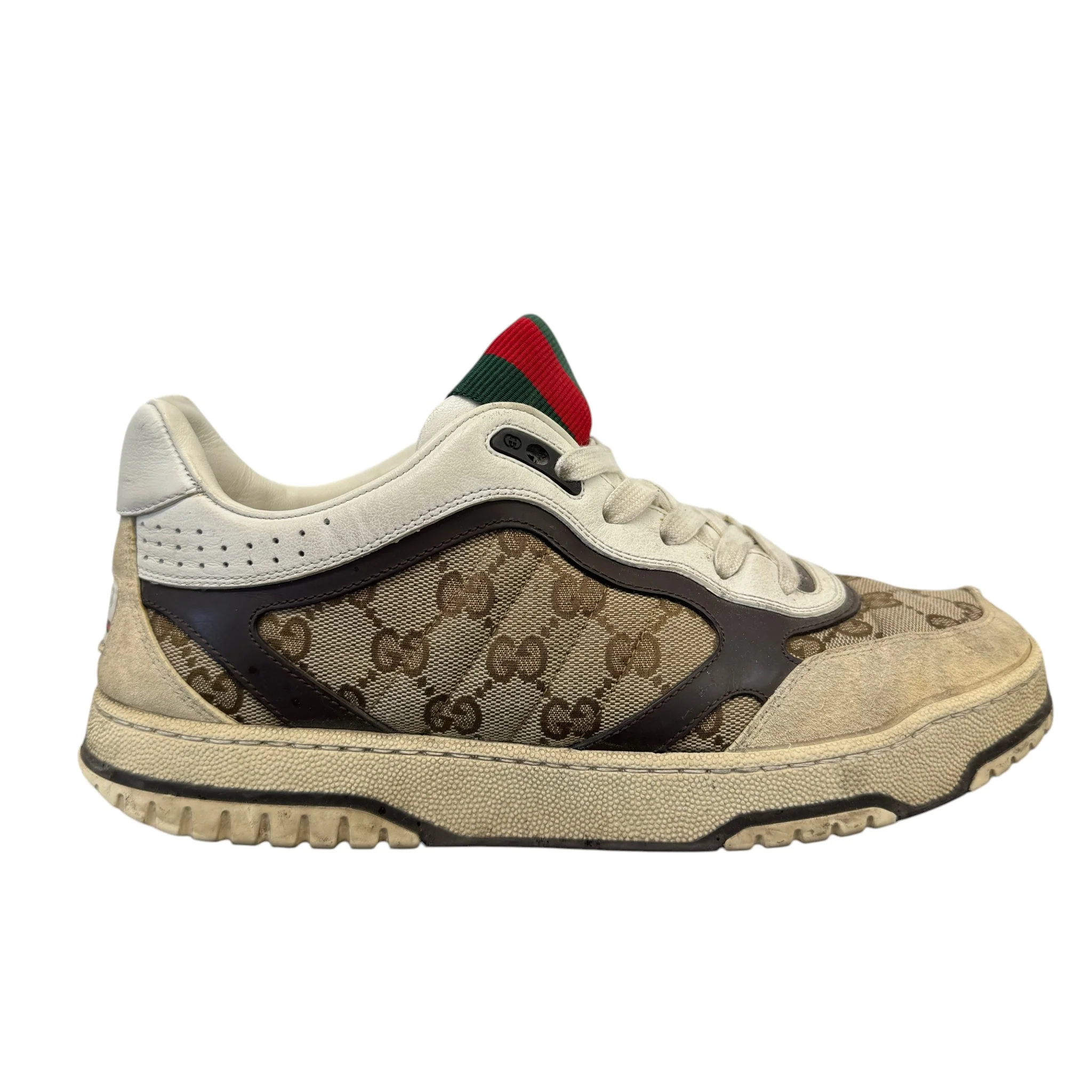 Men's Re-Web Gg Supreme Low Trainers White Size EU 42 / UK 8