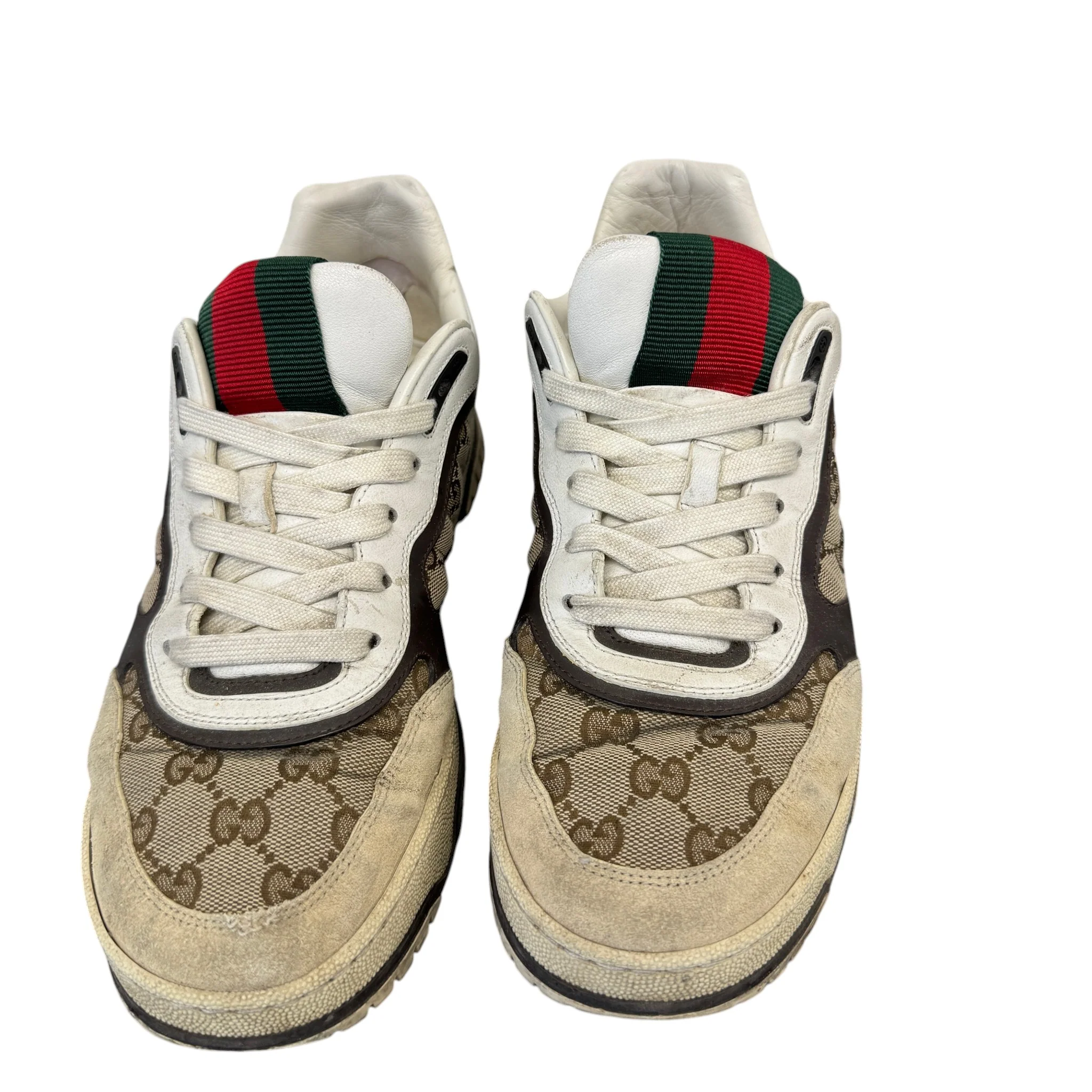 Men's Re-Web Gg Supreme Low Trainers White Size EU 42 / UK 8 - Image 6