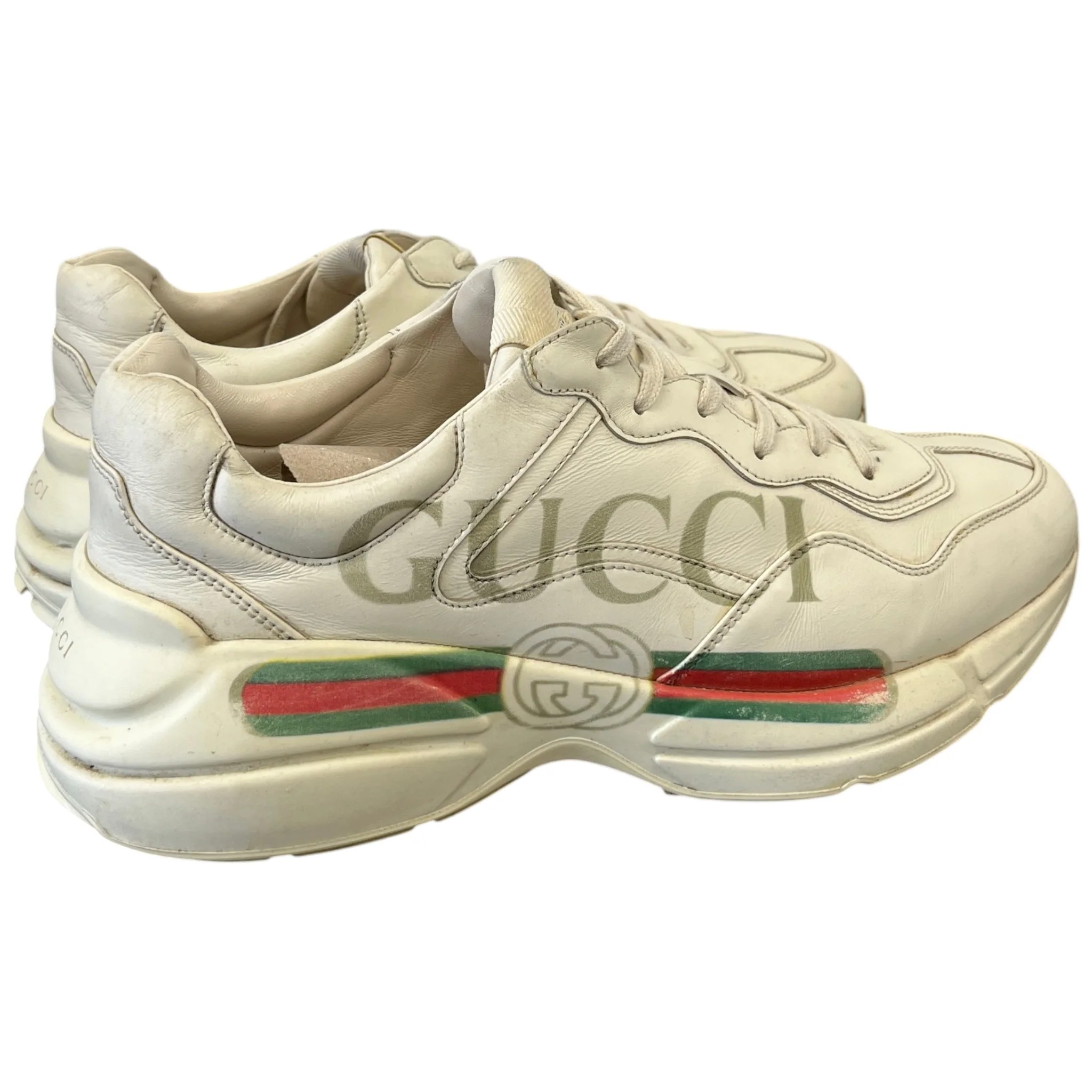 Men's Rhyton Low Trainers Beige Size EU 44 / UK 10 - Image 8