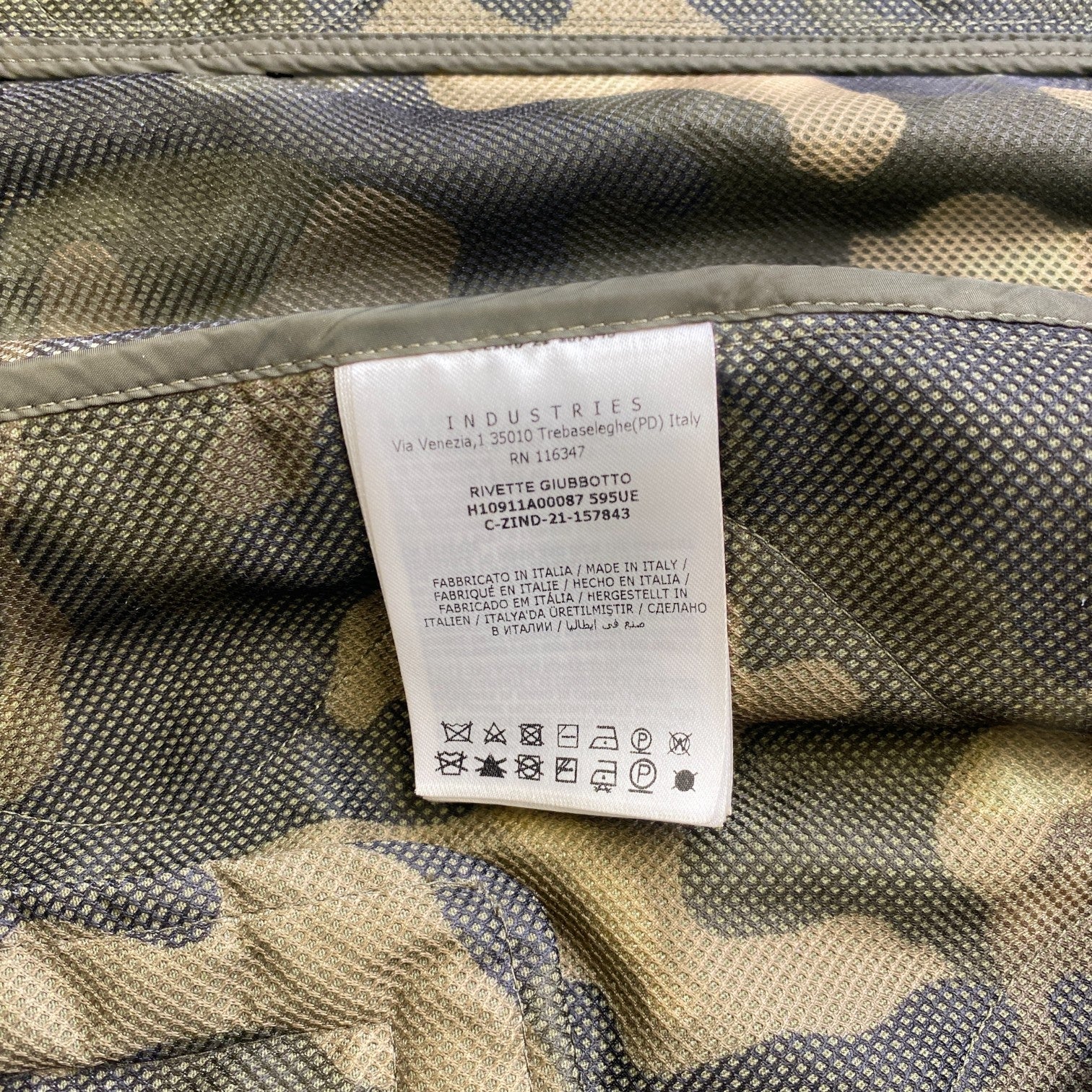 Men's Rivette Jacket Khaki Size 3 / L - Image 7