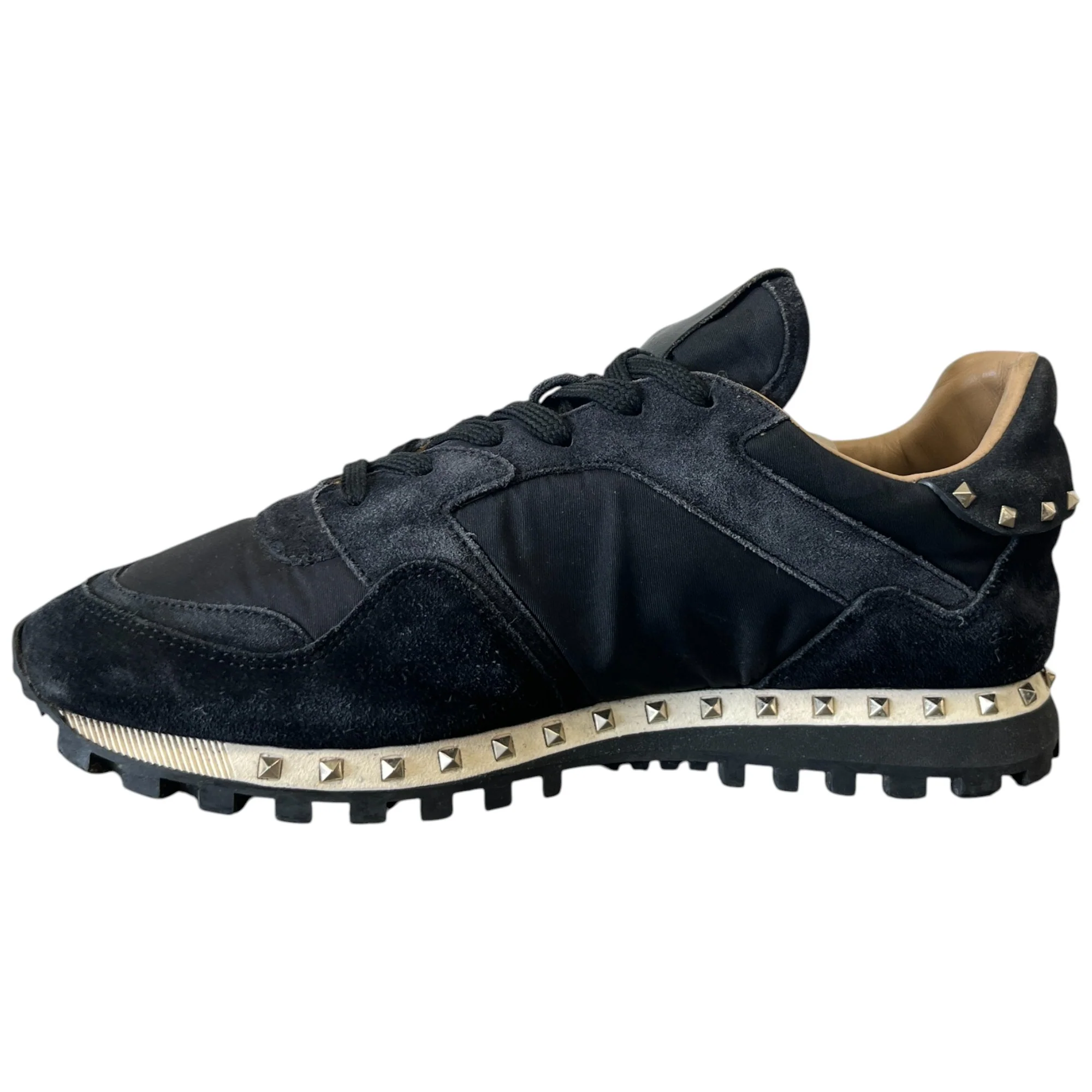 Men's Rock Runners Low Trainers Black Size EU 41 / UK 7 - Image 2
