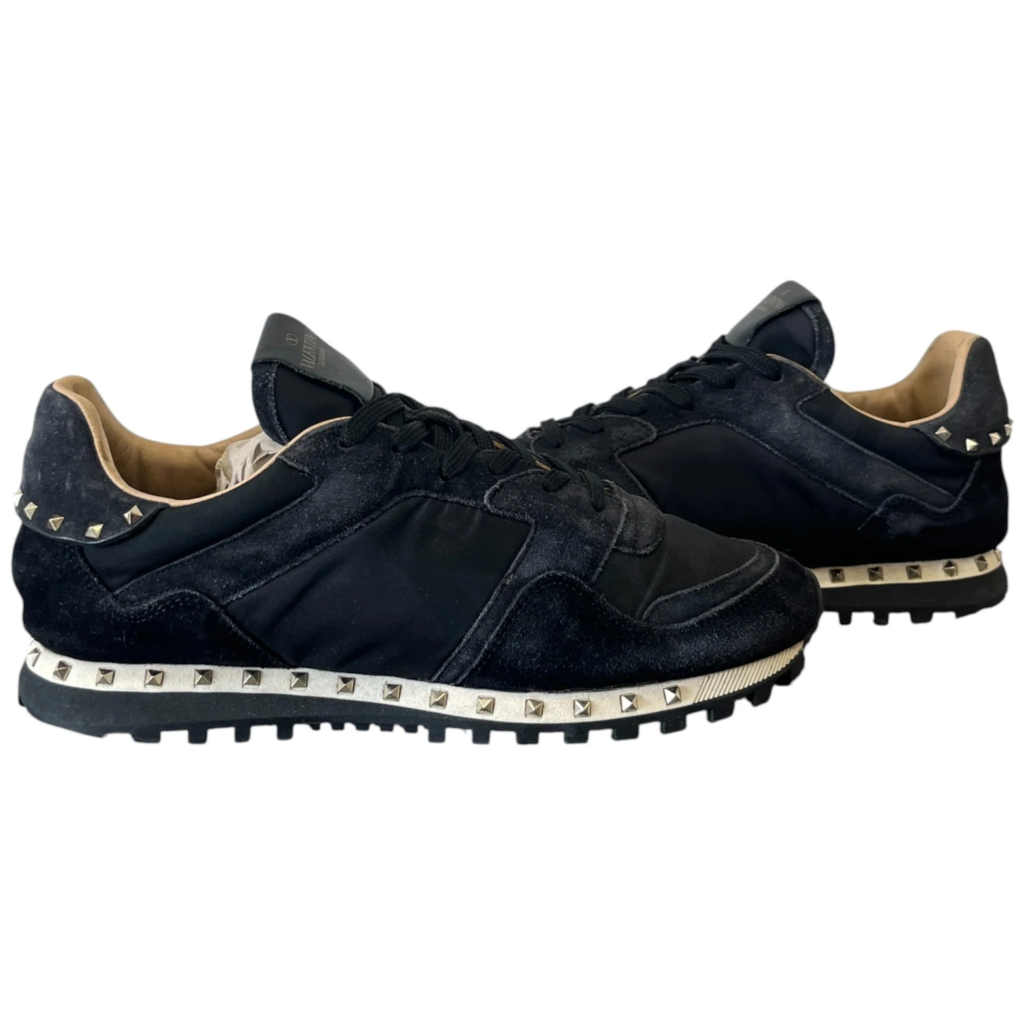 Men's Rock Runners Low Trainers Black Size EU 41 / UK 7 - Image 3