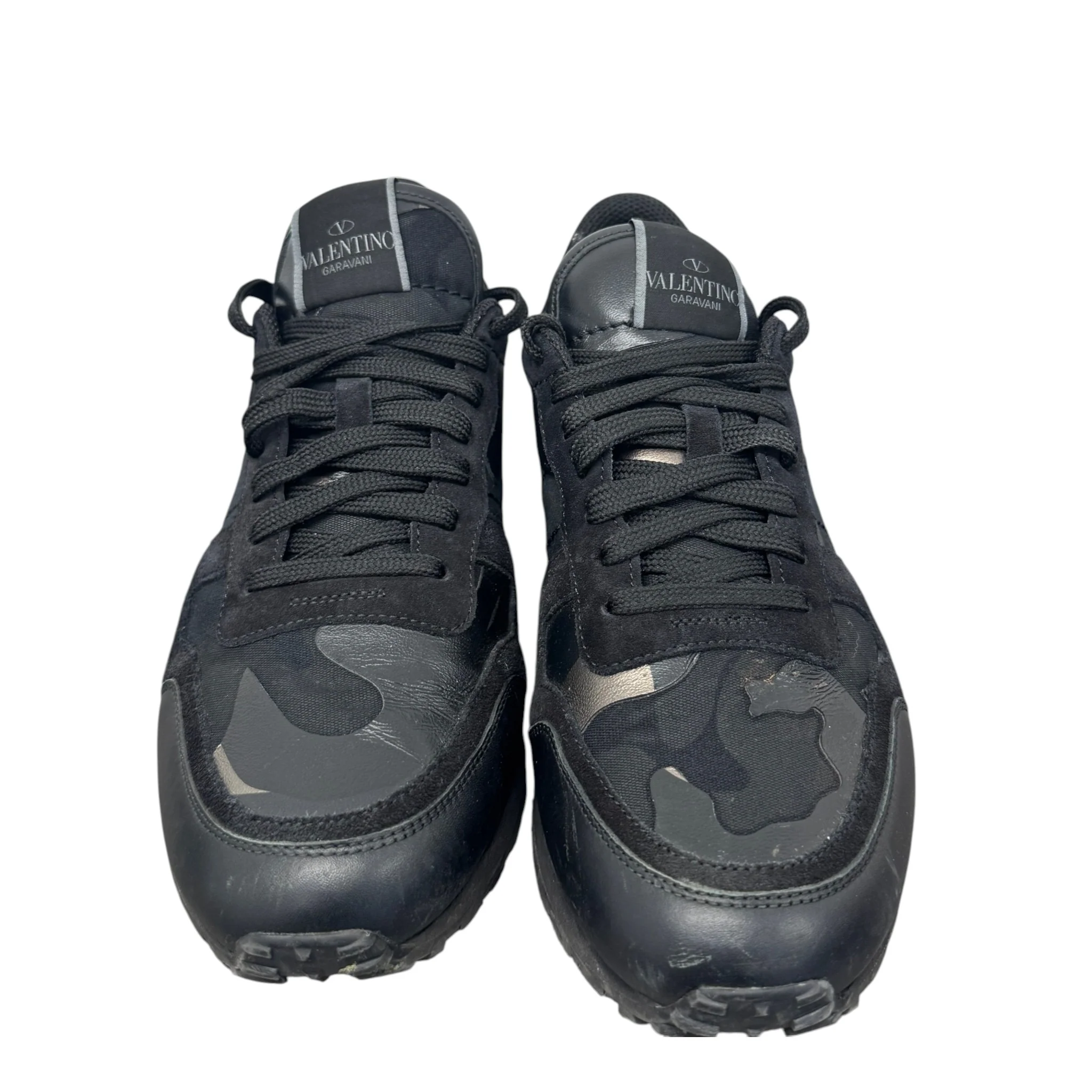 Men's Rockrunner Camouflage Low Trainers Black Size EU 40 / UK 6 - Image 6