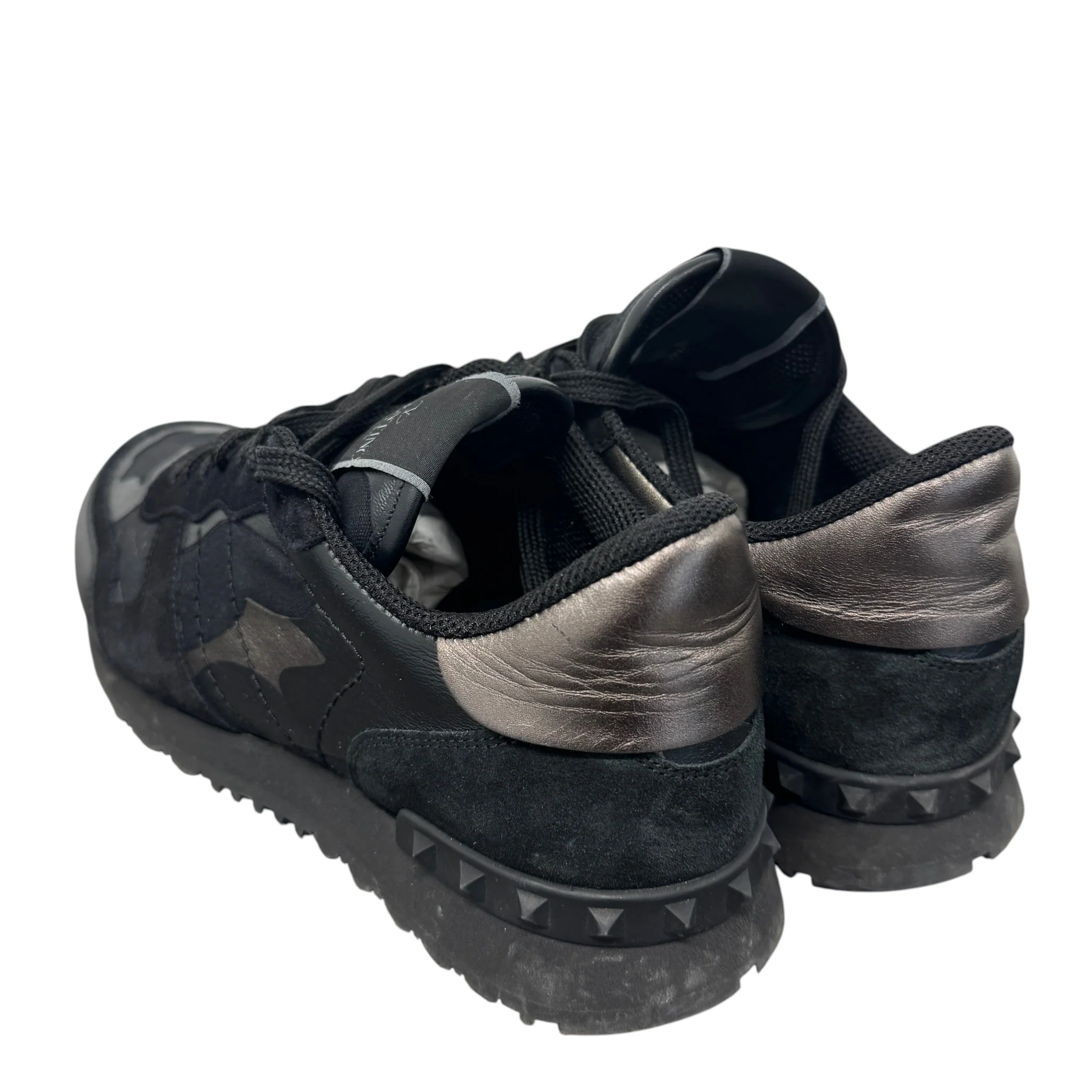 Men's Rockrunner Camouflage Low Trainers Black Size EU 40 / UK 6 - Image 8