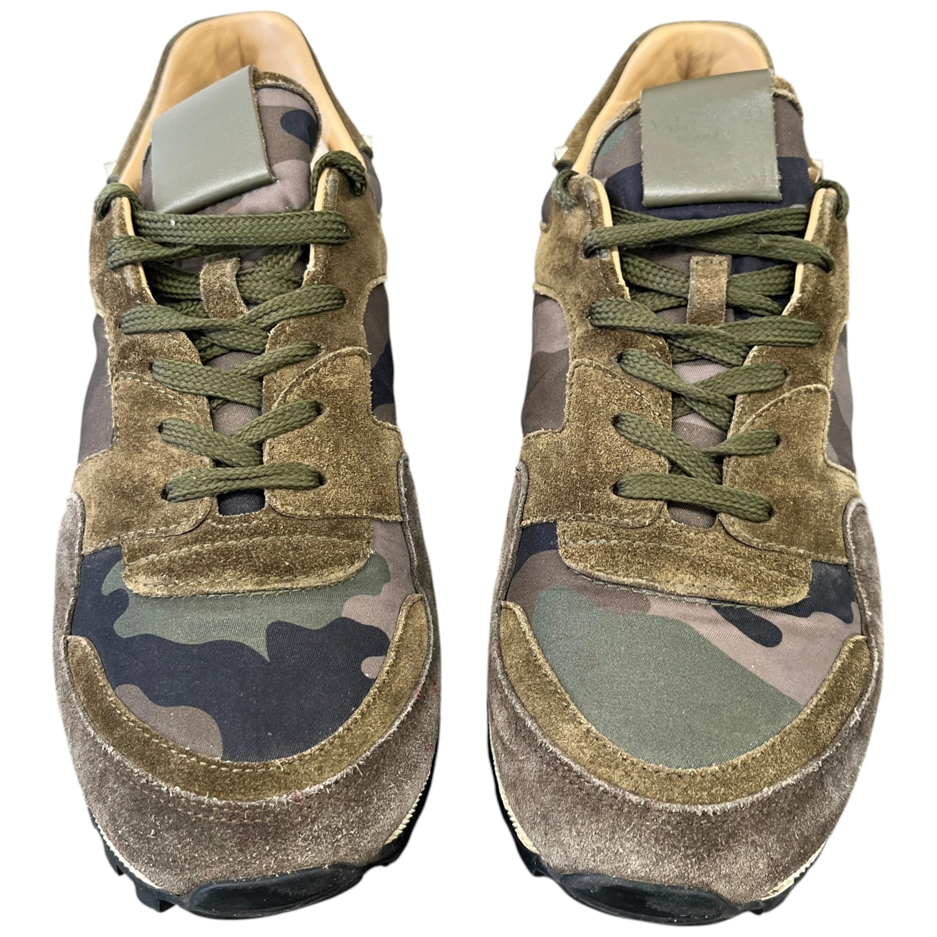 Men's Rockstud Low Trainers Khaki Size EU 43 / UK 9 - Image 6