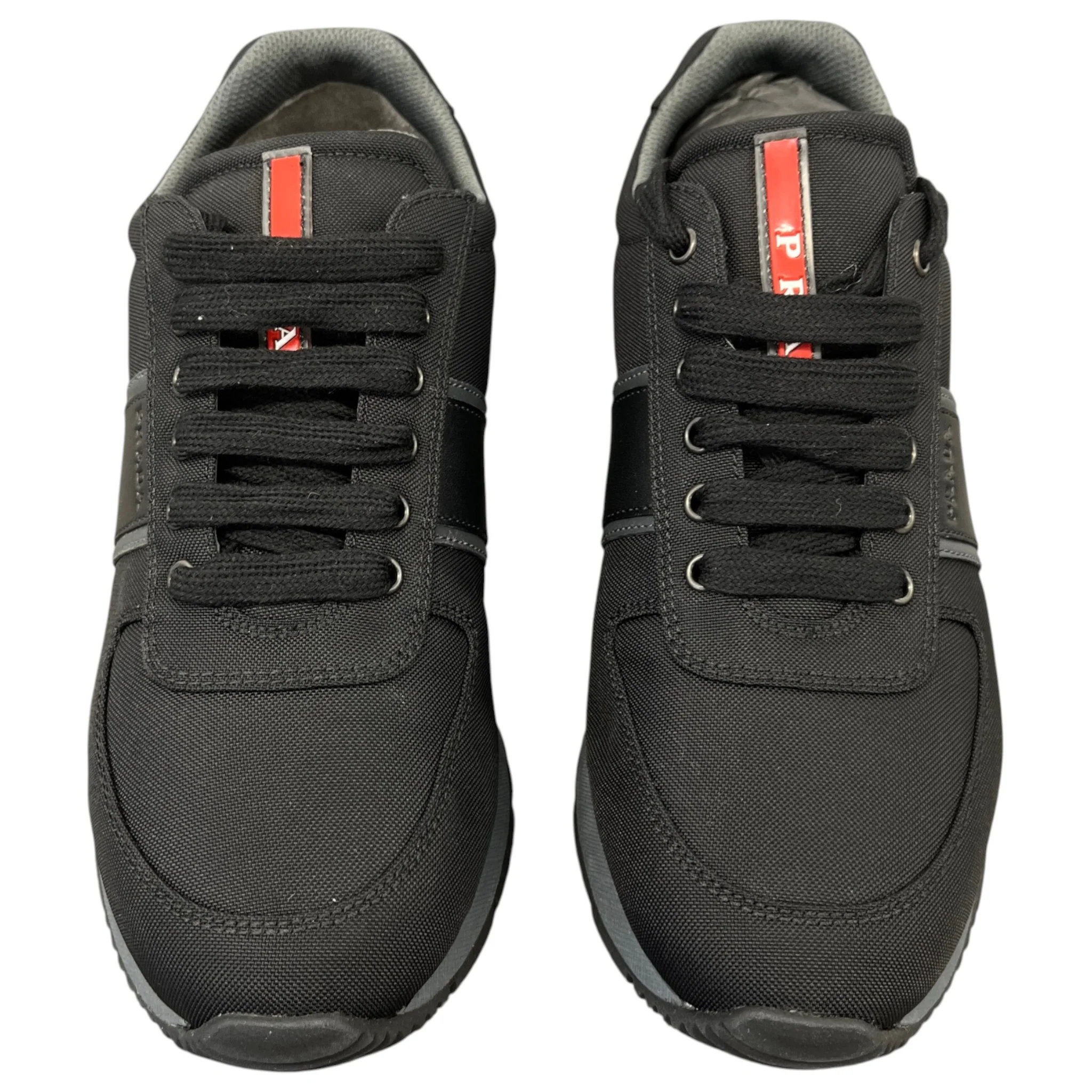 Men's Runner Low Trainers Black Size EU 40 / UK 6 - Image 6
