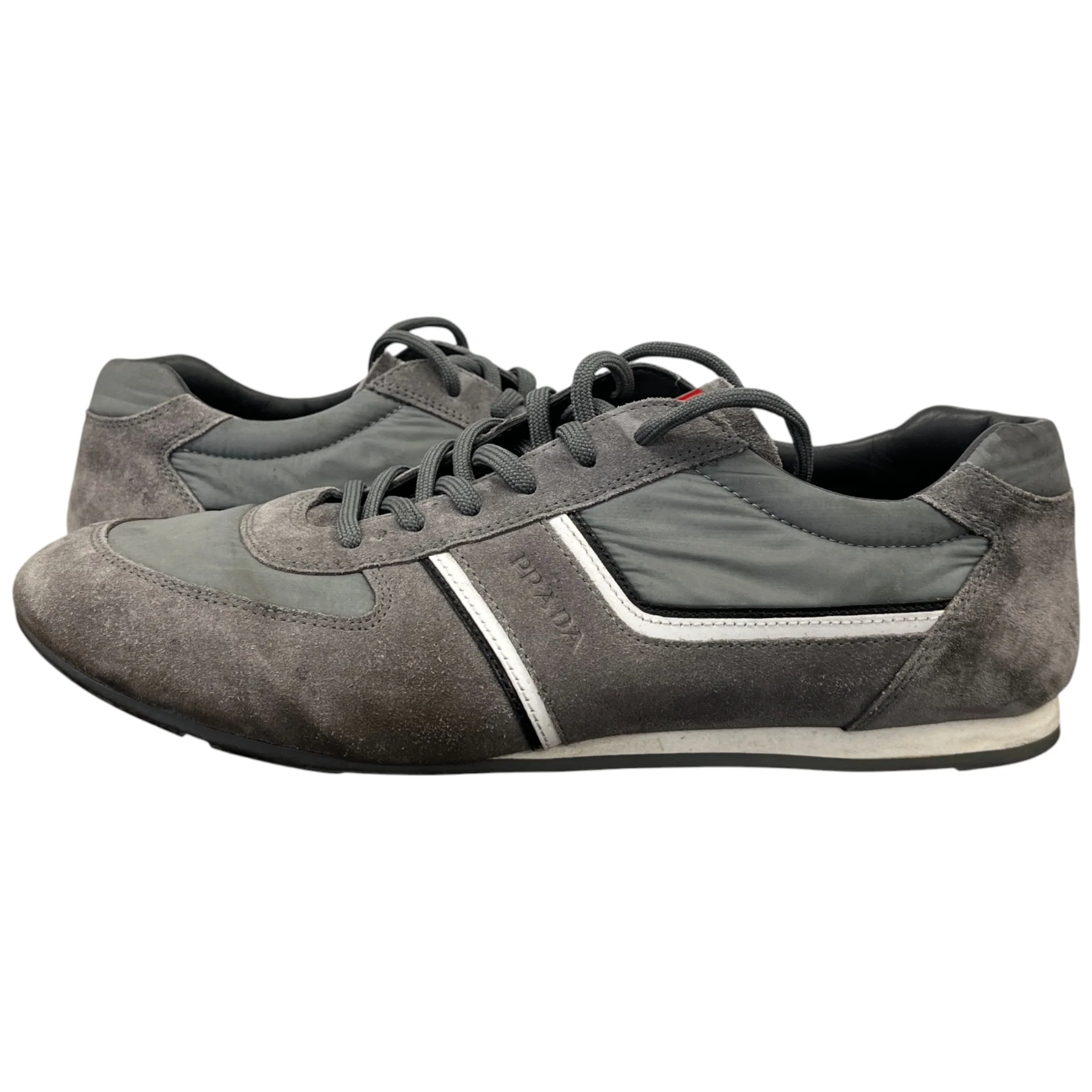 Men's Runner Low Trainers Grey Size EU 43 / UK 9 - Image 3