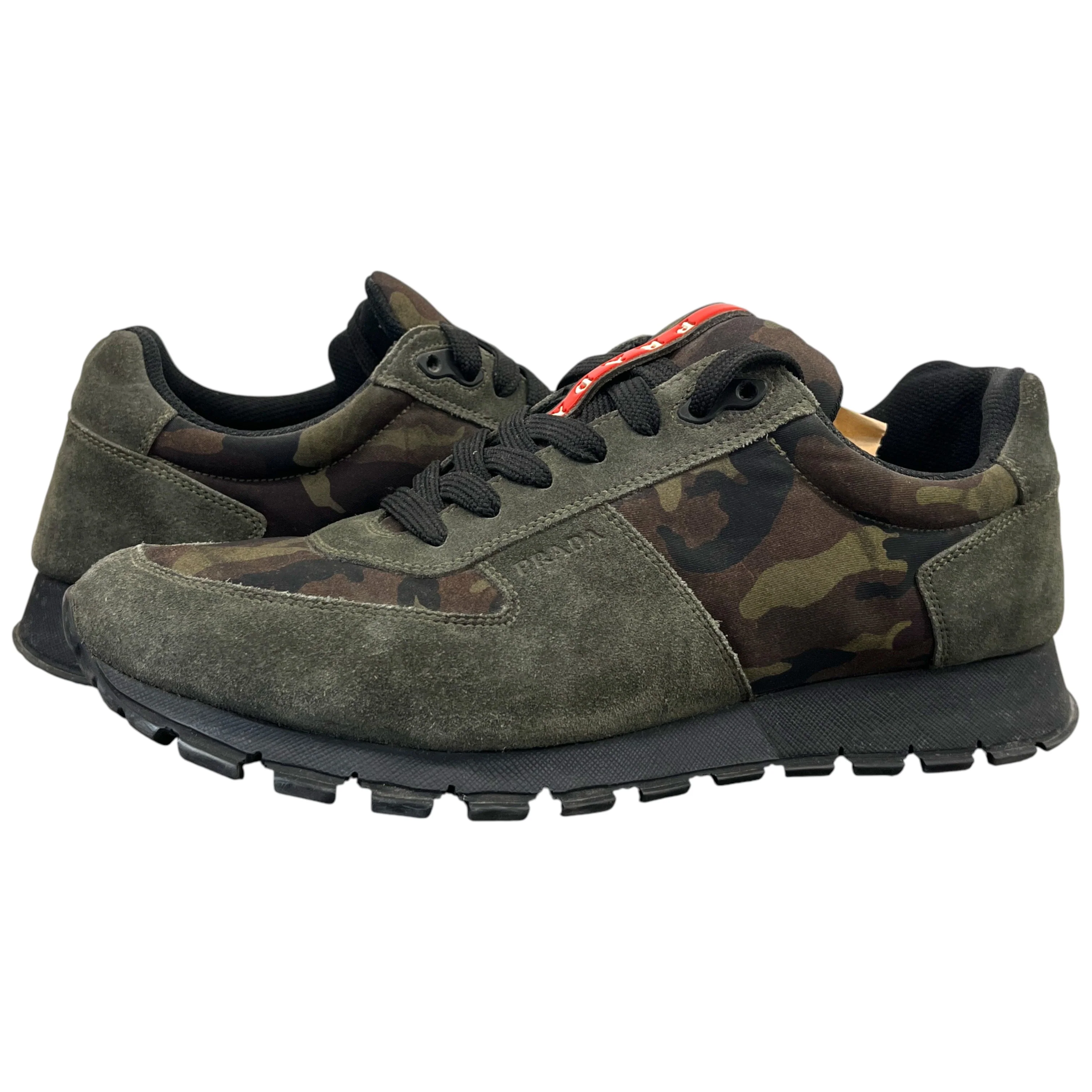 Men's Runners Low Trainers Khaki Size EU 42 / UK 8 - Image 3