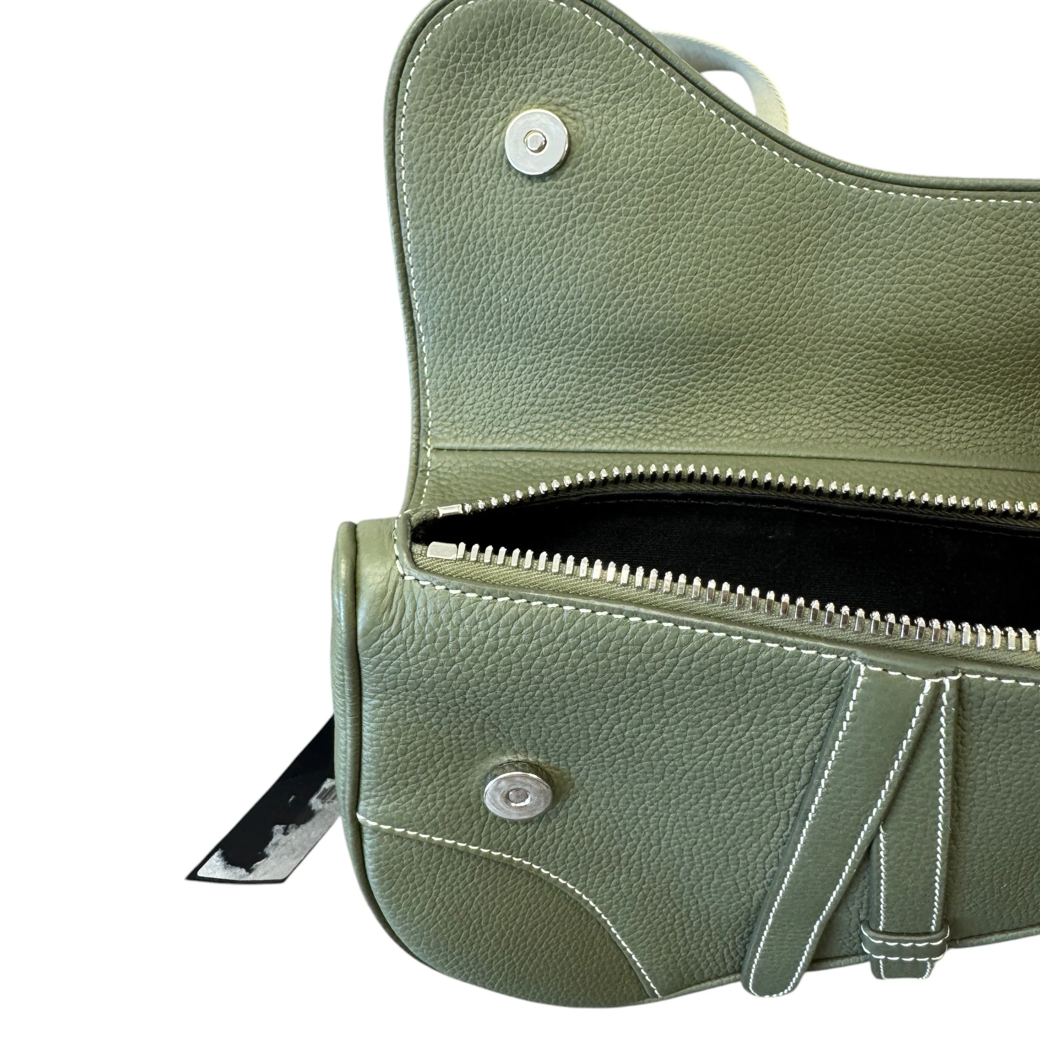 Men's Saddle Bag Khaki - Image 11