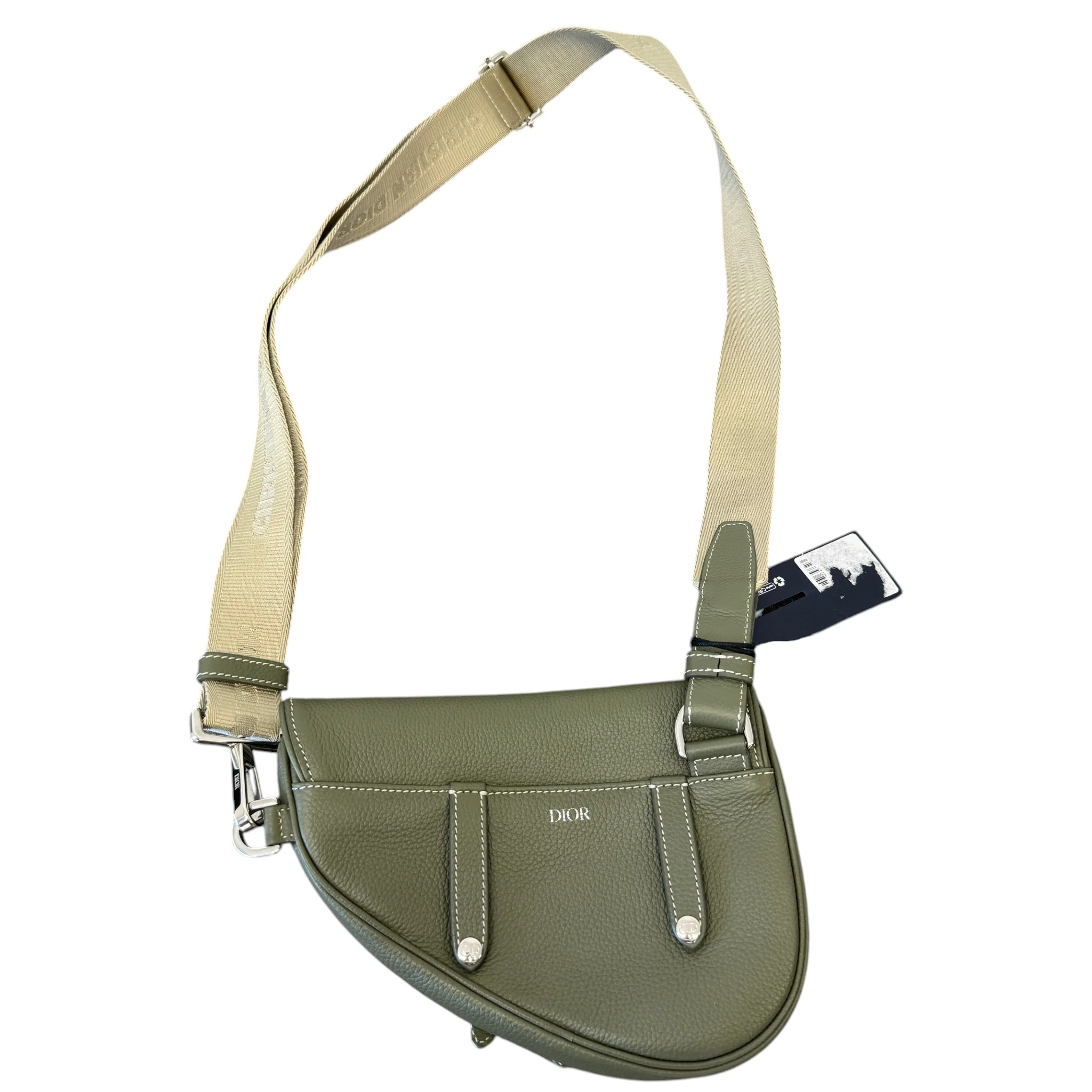 Men's Saddle Bag Khaki - Image 3