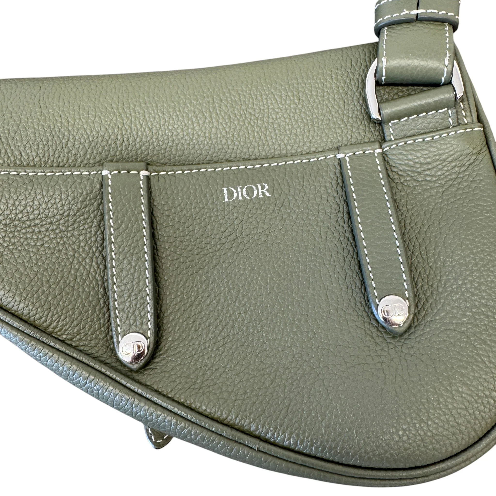 Men's Saddle Bag Khaki - Image 9