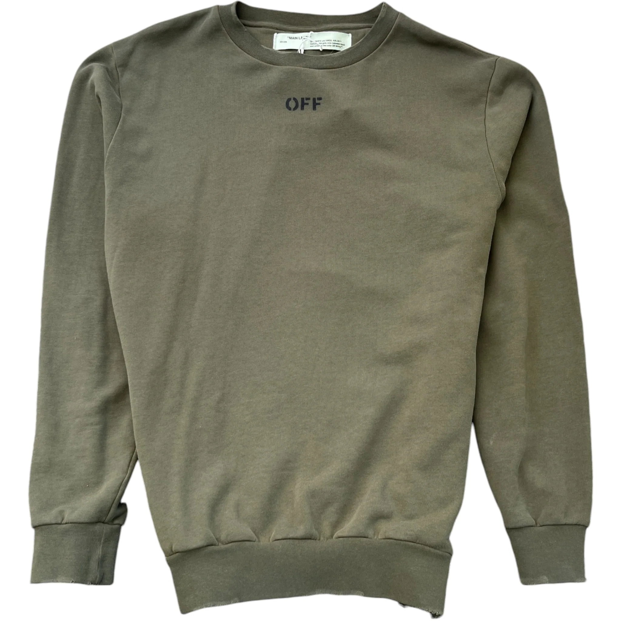 Men's Side Zips Sweatshirt Green Size L