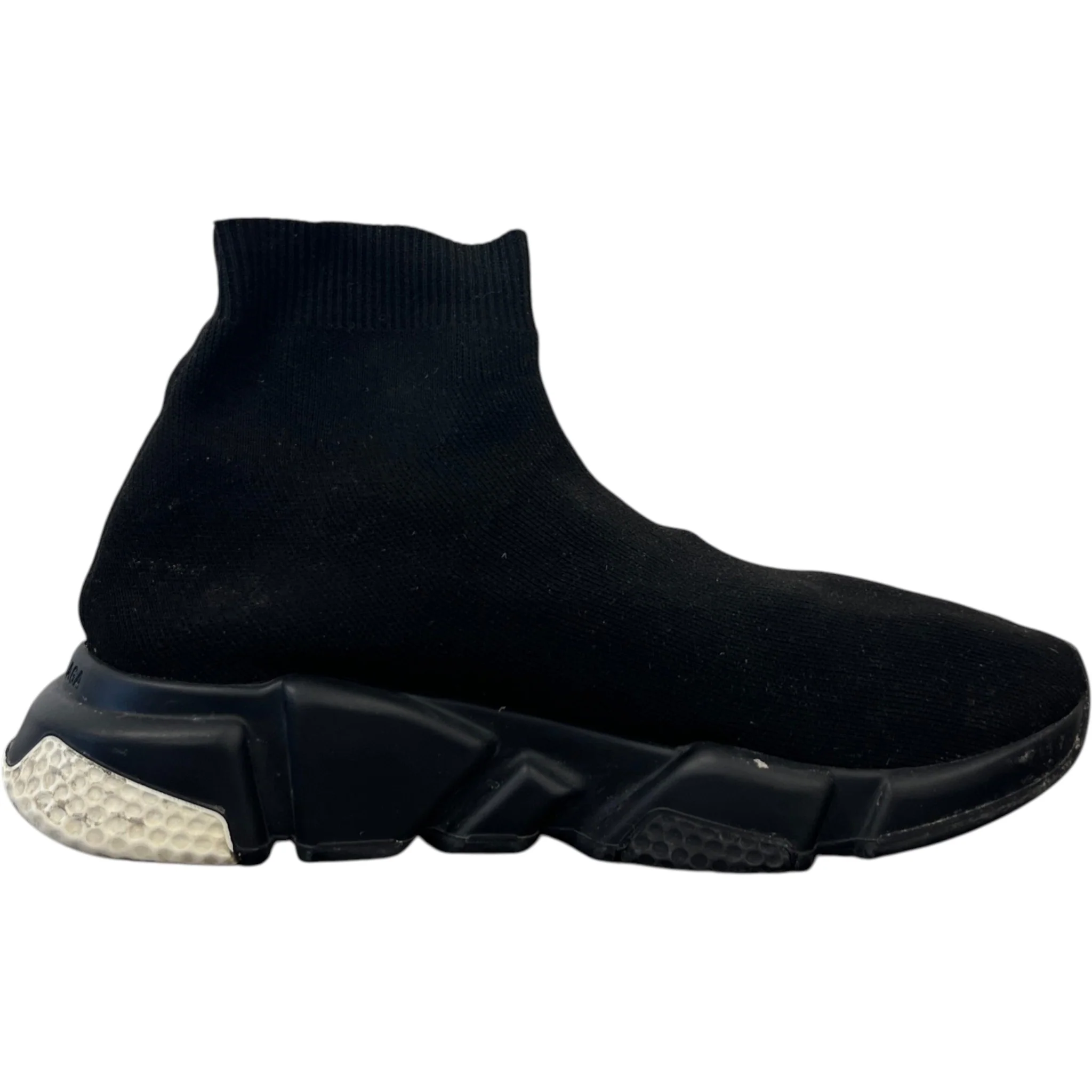 Men's Sock Runners High Trainers Black Size EU 41 / UK 7 - Image 4
