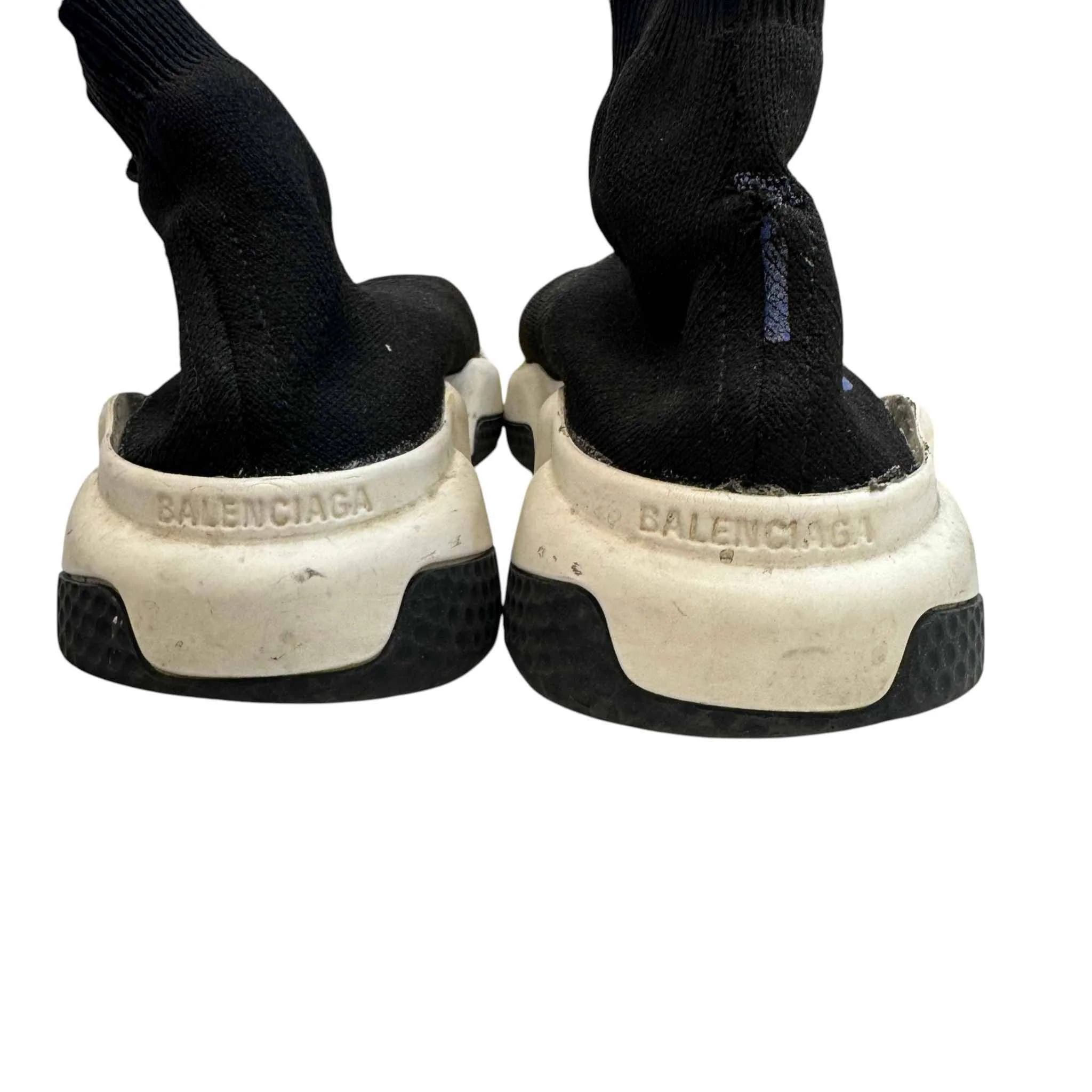 Men's Speed Sock High Trainers Black Size EU 40 / UK 6 - Image 17