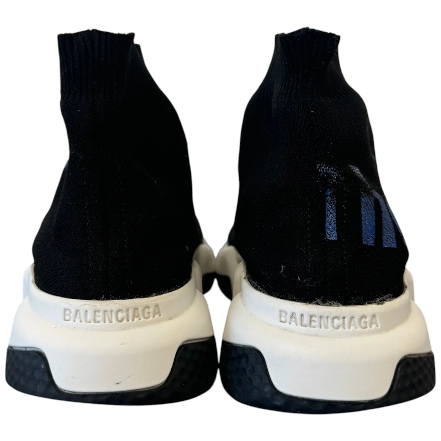 Men's Speed Sock High Trainers Black Size EU 40 / UK 6 - Image 7