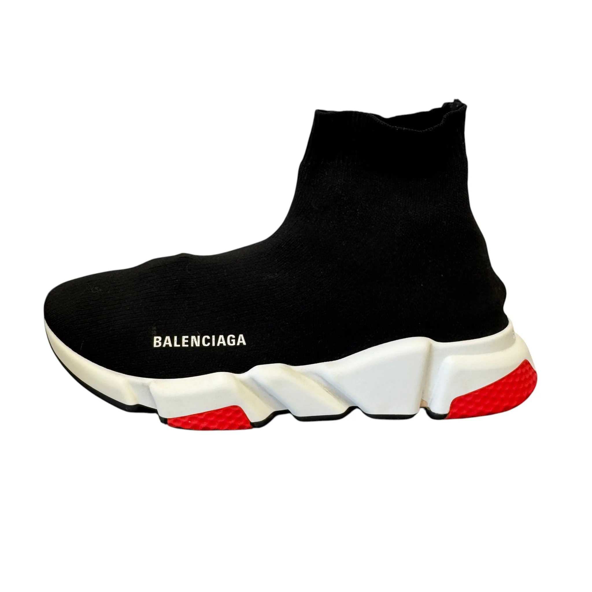 Men's Speed Sock High Trainers Black Size EU 42 / UK 8 - Image 4