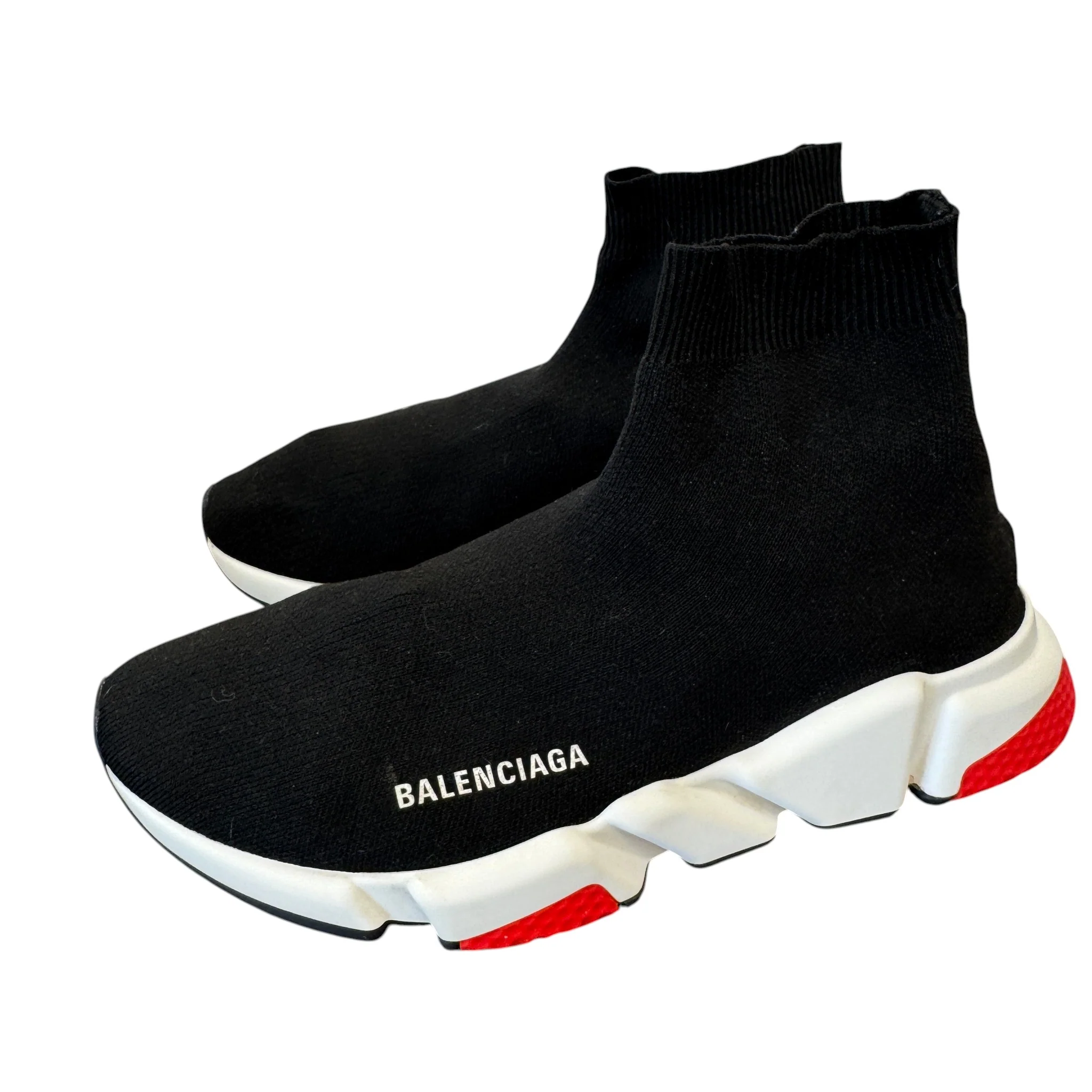Men's Speed Sock High Trainers Black Size EU 42 / UK 8 - Image 7