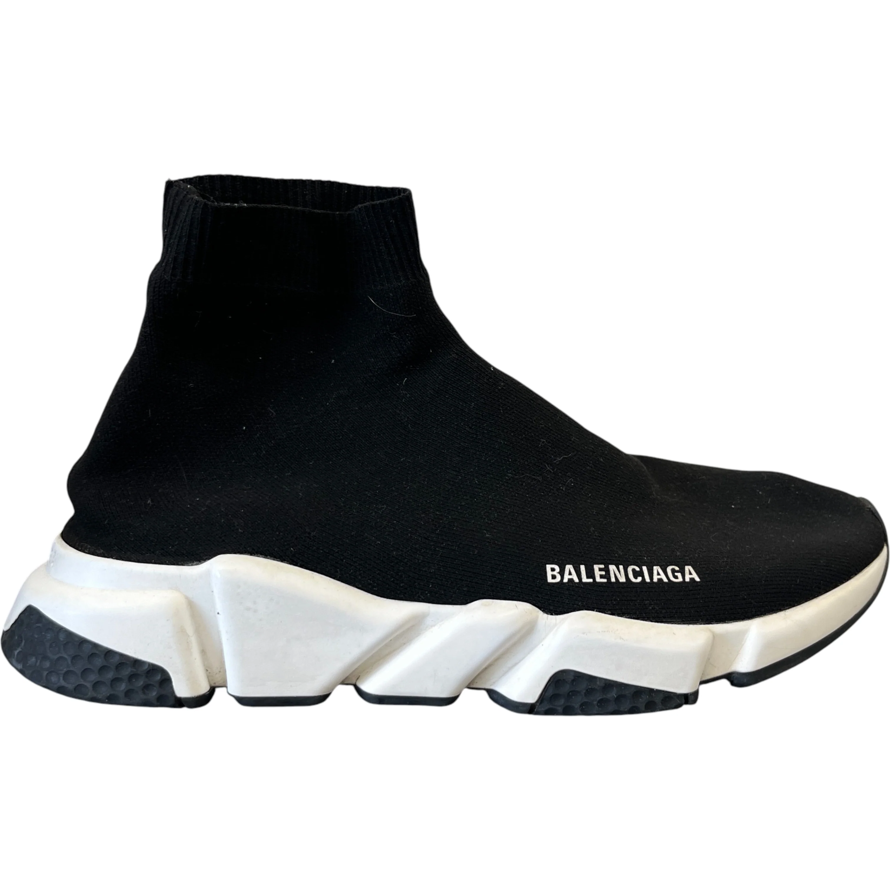 Men's Speed Sock High Trainers Black Size EU 43 / UK 9
