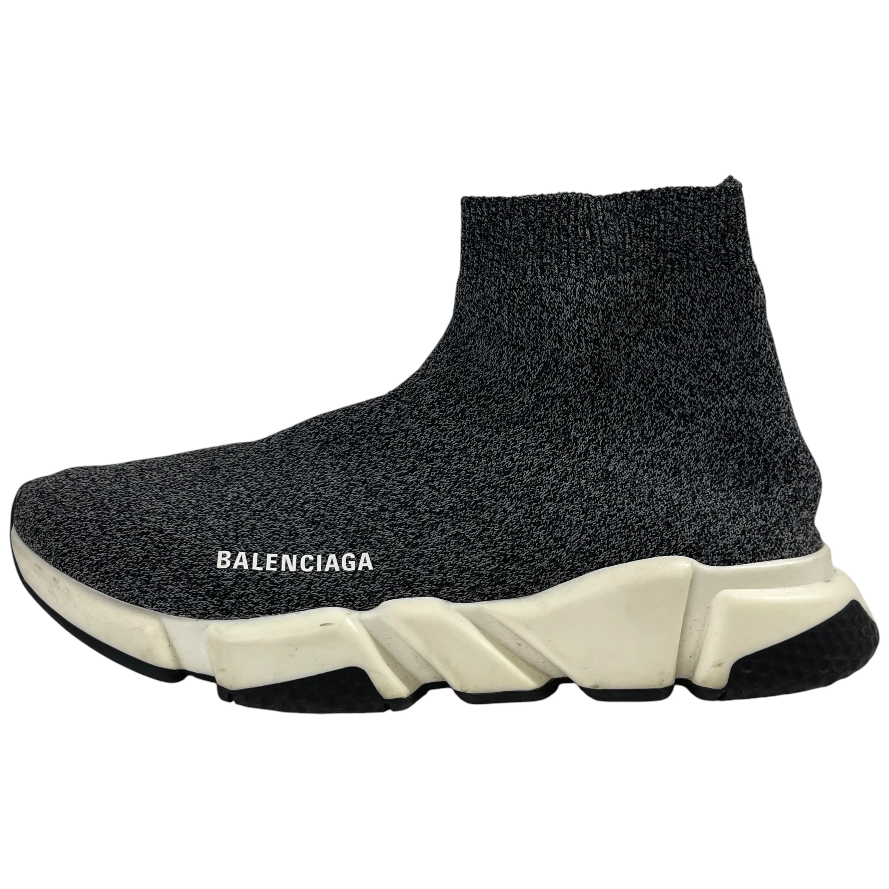 Men's Speed Sock High Trainers Grey Size EU 44 / UK 10 - Image 5