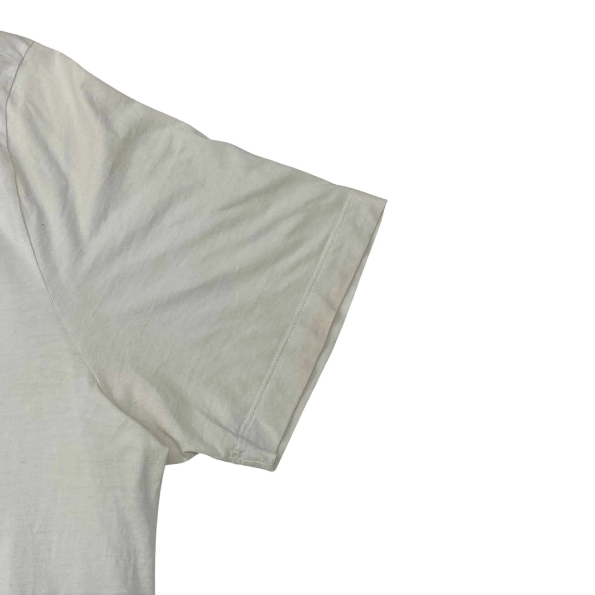 Men's Split Logo T-Shirt White Size XL - Image 10