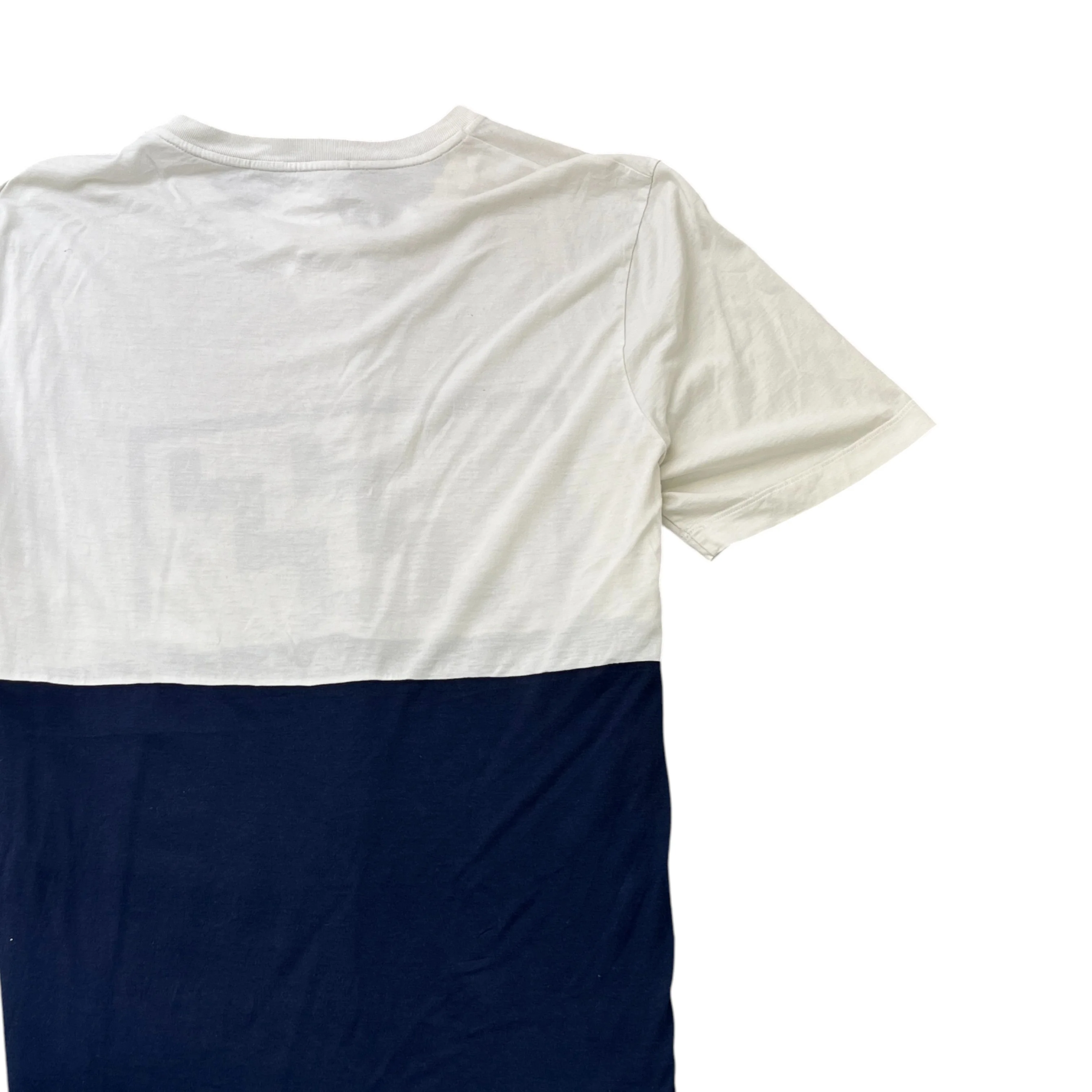 Men's Split Logo T-Shirt White Size XL - Image 4