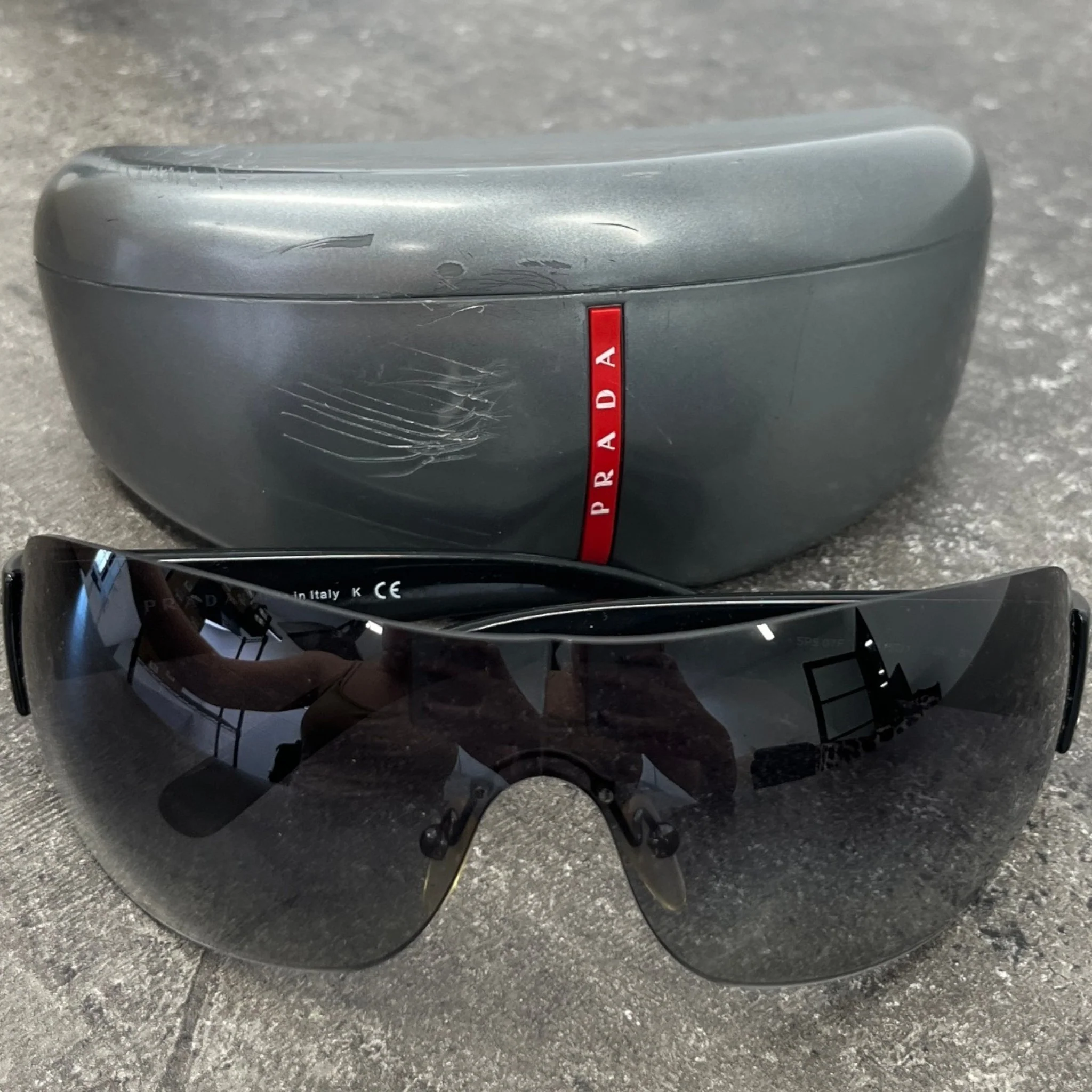 Men's Sps07F Sunglasses Black - Image 9