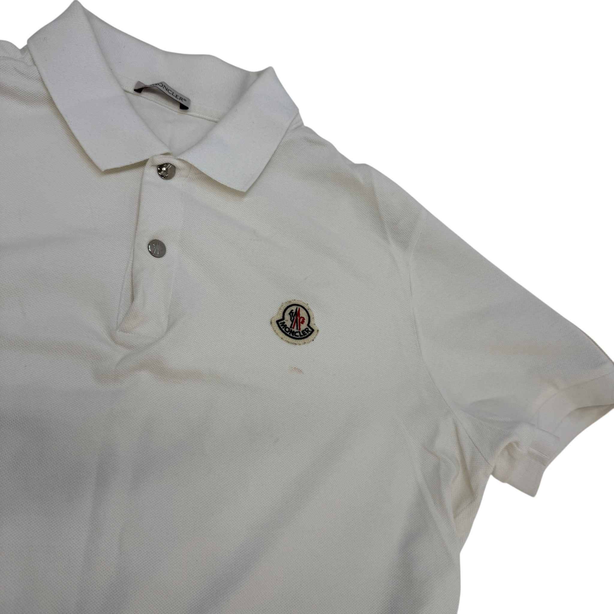 Men's Ss Polo Polo Shirt White Size L - Image 13