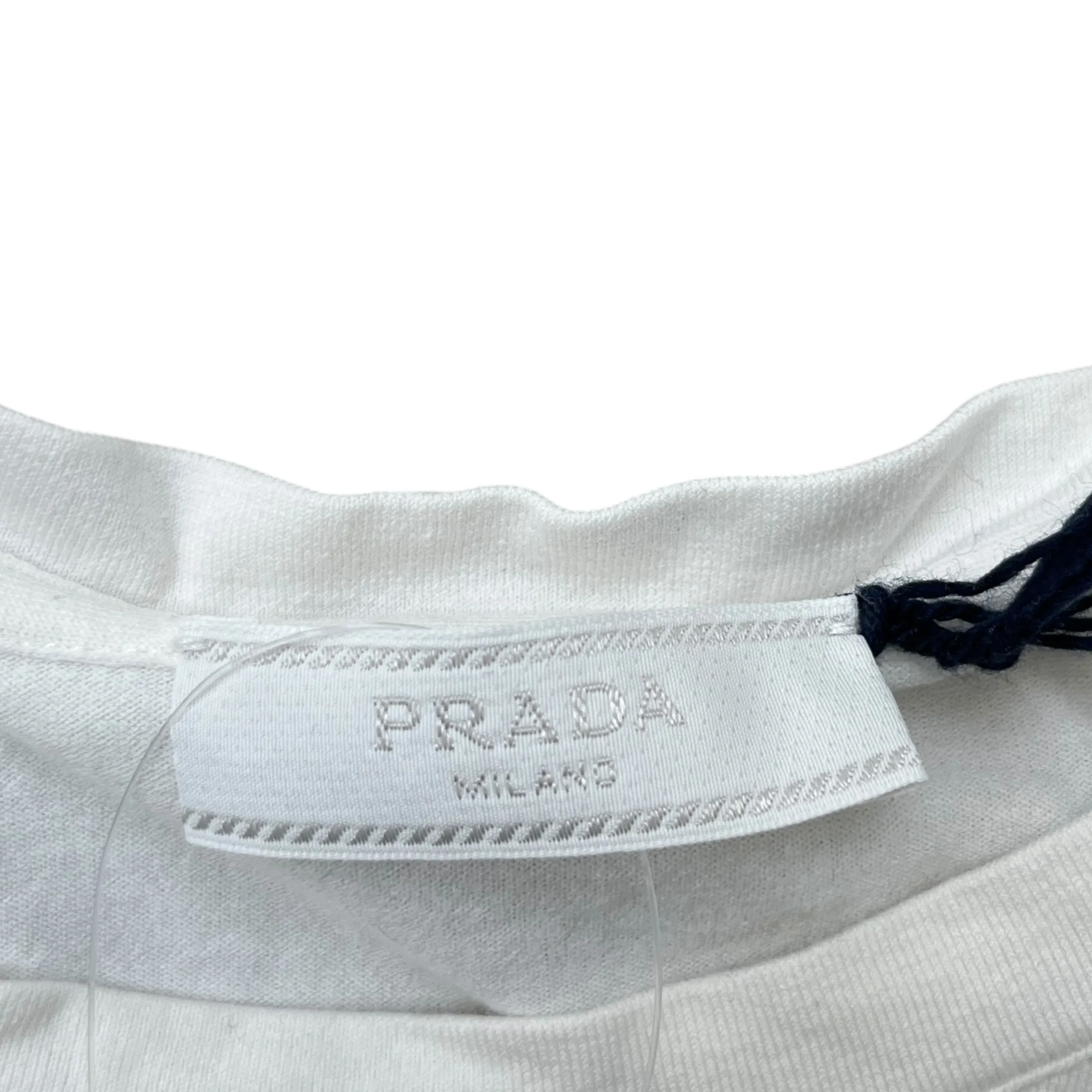 Men's Tab Logo T-Shirt White Size XS - Image 7