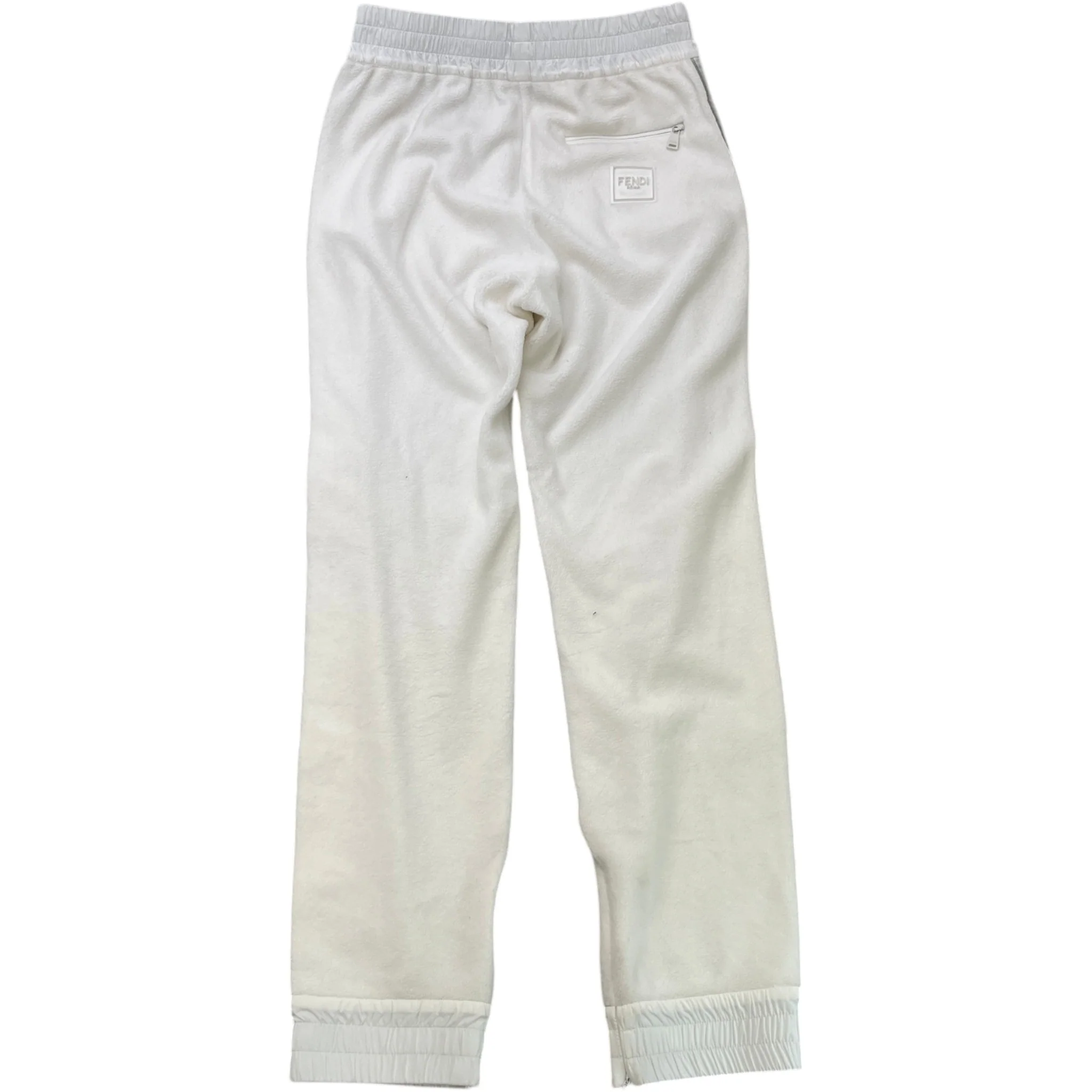 Men's Taped Logo Joggers White Size XXL - Image 2
