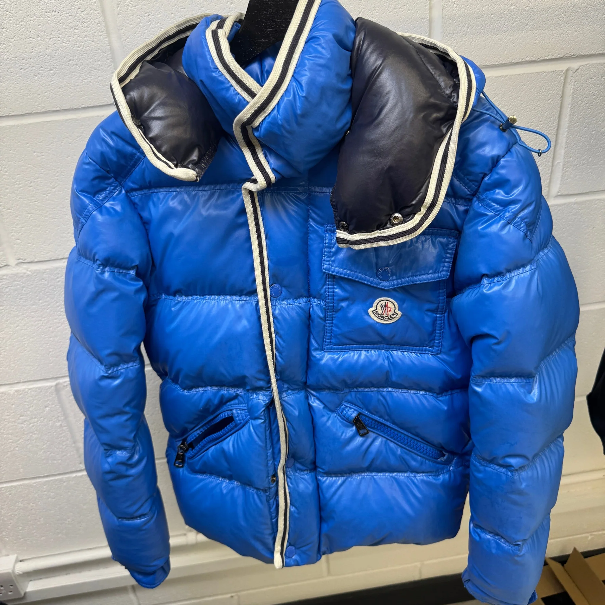 Men's Tissu Down Jacket Blue Size 1 / S - Image 10