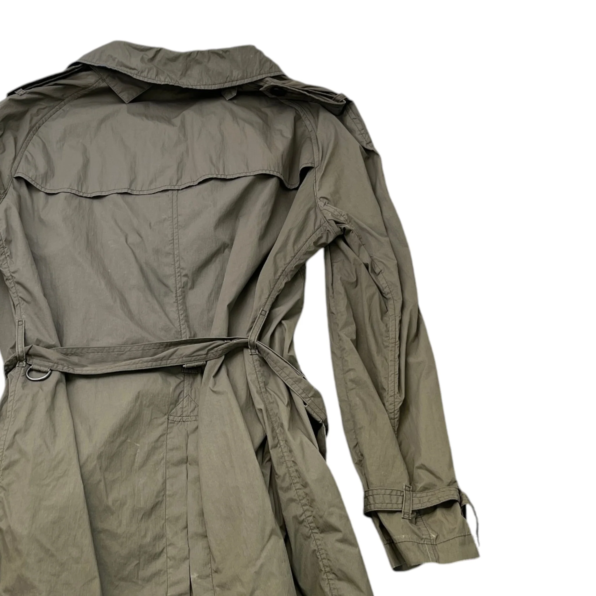 Men's Trench Jacket Khaki Size XL - Image 4