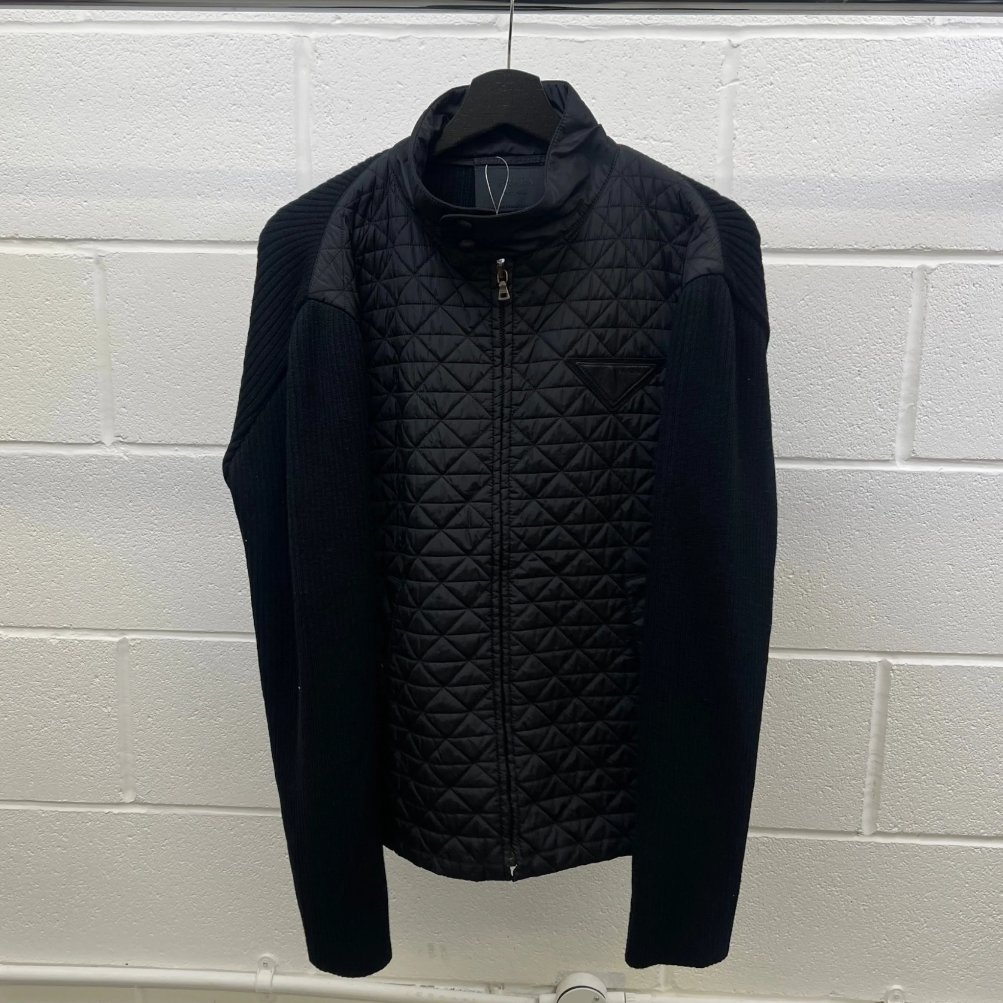 Men's Triangle Logo Jacket Black Size IT 50 / L - Image 11
