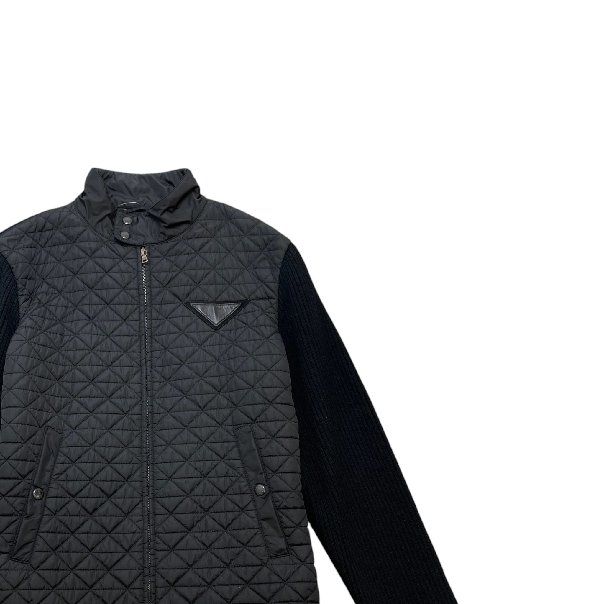 Men's Triangle Logo Jacket Black Size IT 50 / L - Image 3