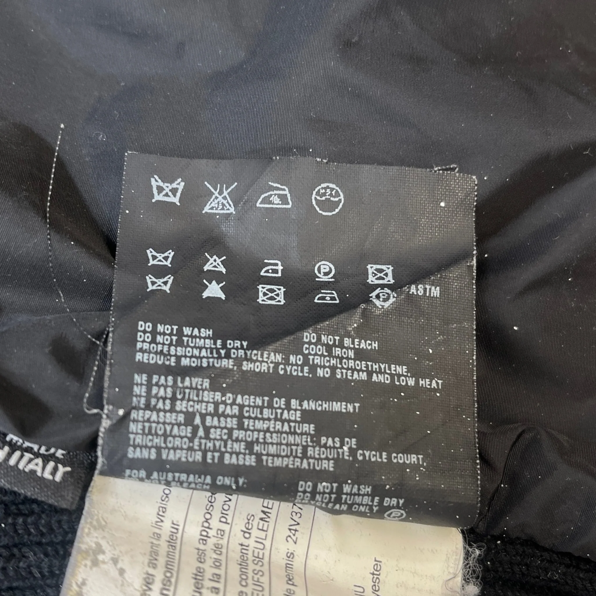 Men's Triangle Logo Jacket Black Size IT 50 / L - Image 9