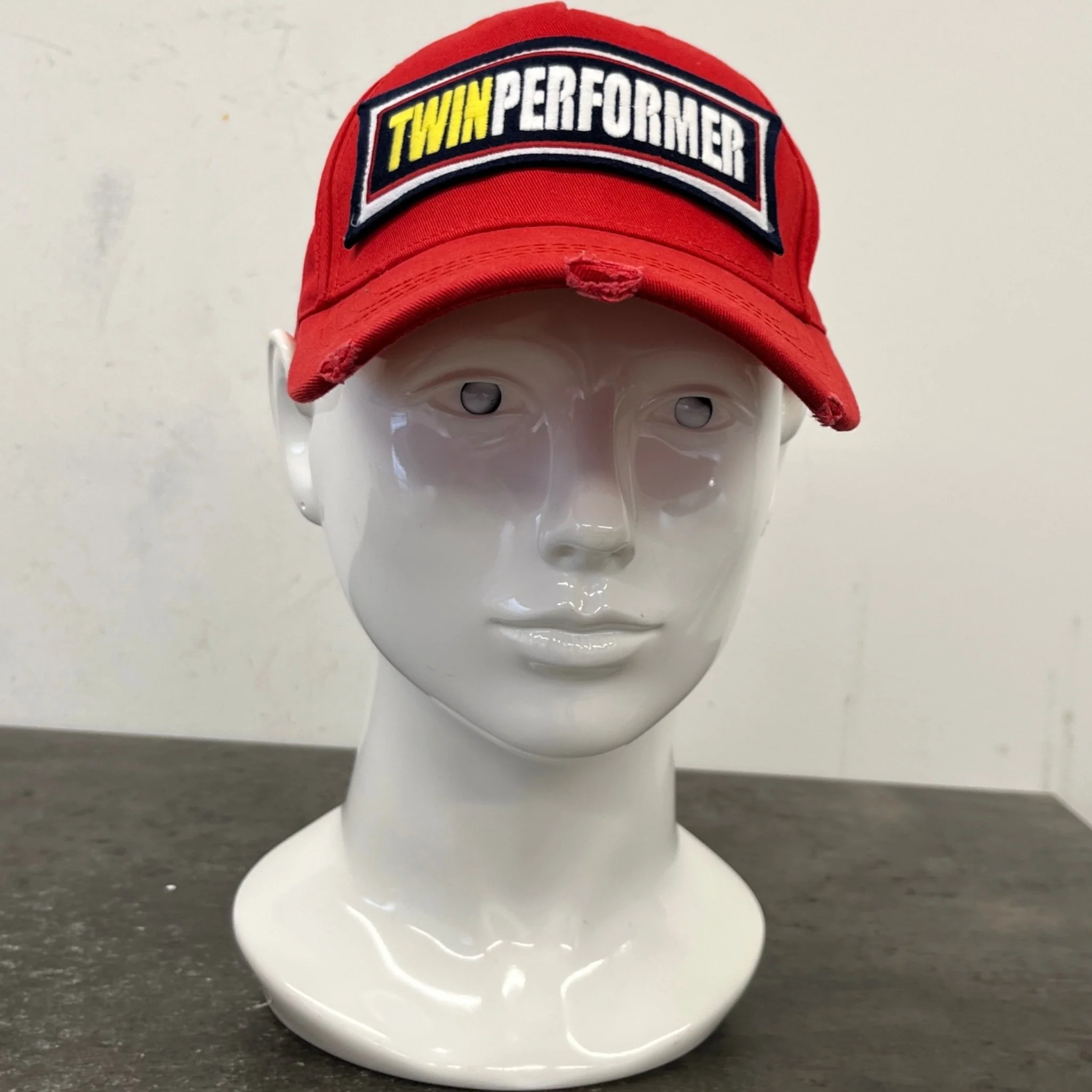 Men's Twin Performer Cap Red - Image 8