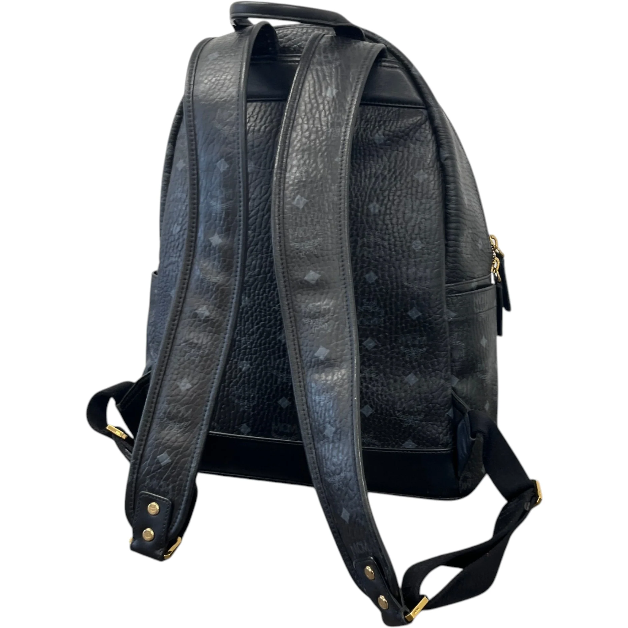 Men's Visetos Shark Studded Bag Black - Image 9
