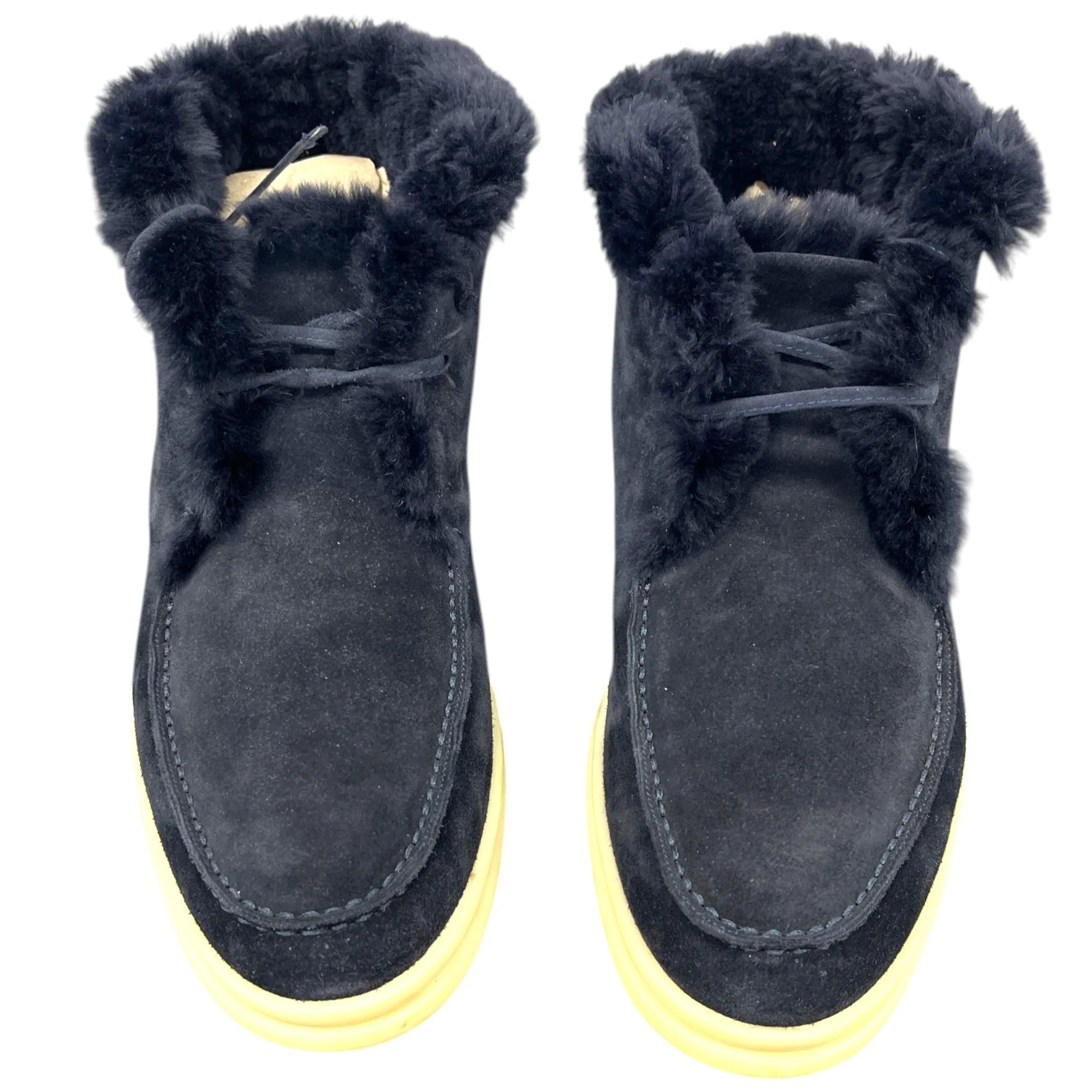 Men's Walk And Walk Fur Lined Boots Navy Size EU 40 / UK 6 - Image 6
