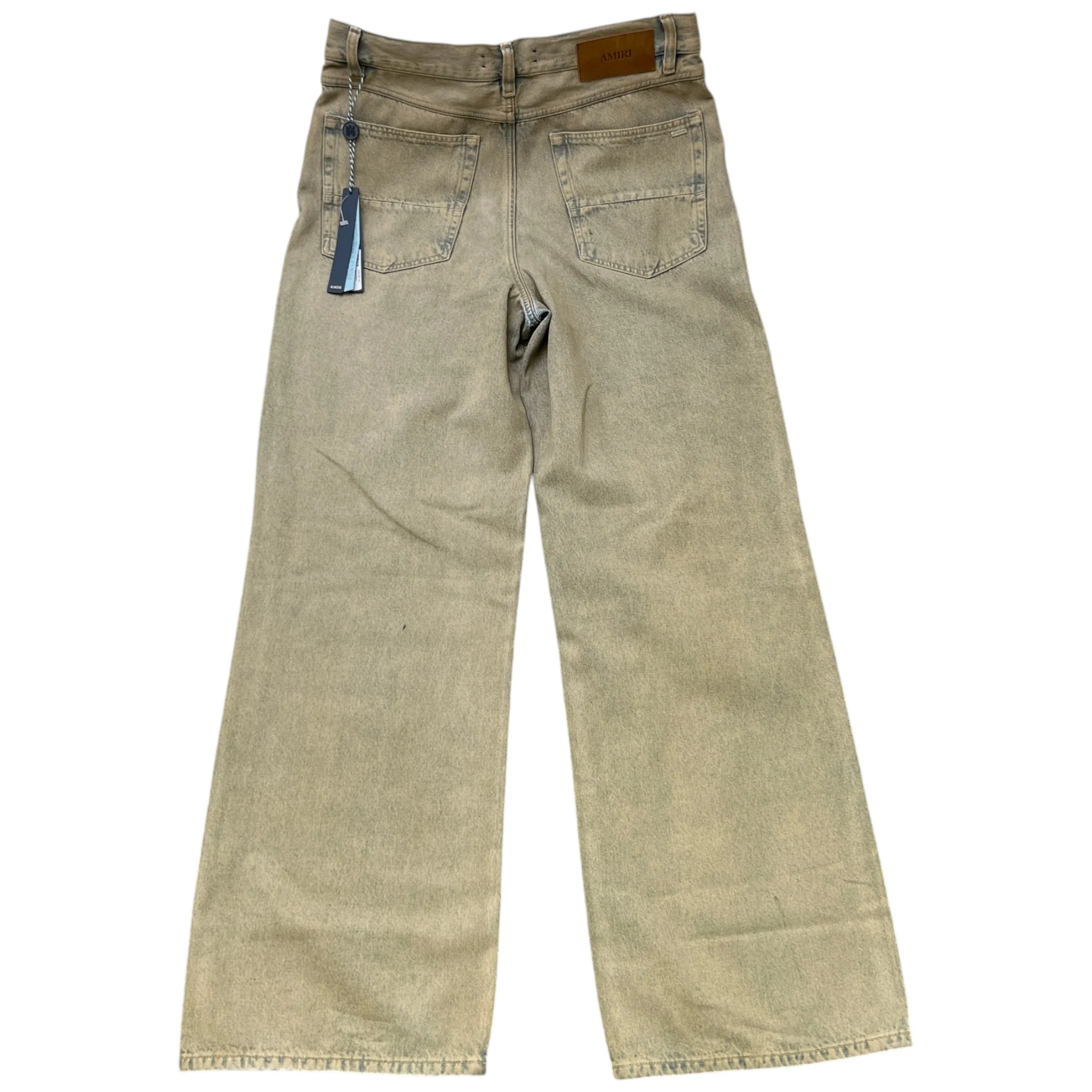 Men's Washed Baggy Jeans Blue Size Waist 32" - Image 2